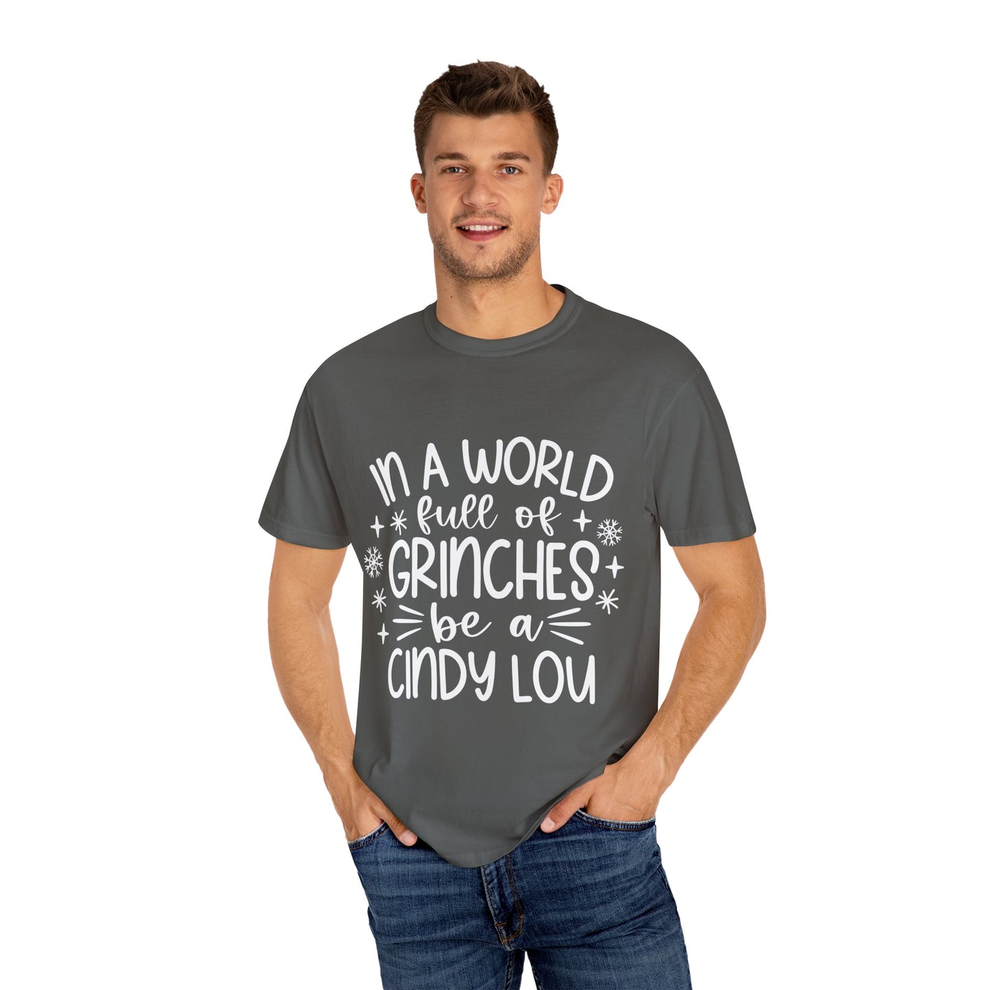 World of Grinches Unisex Garment-Dyed T-shirt