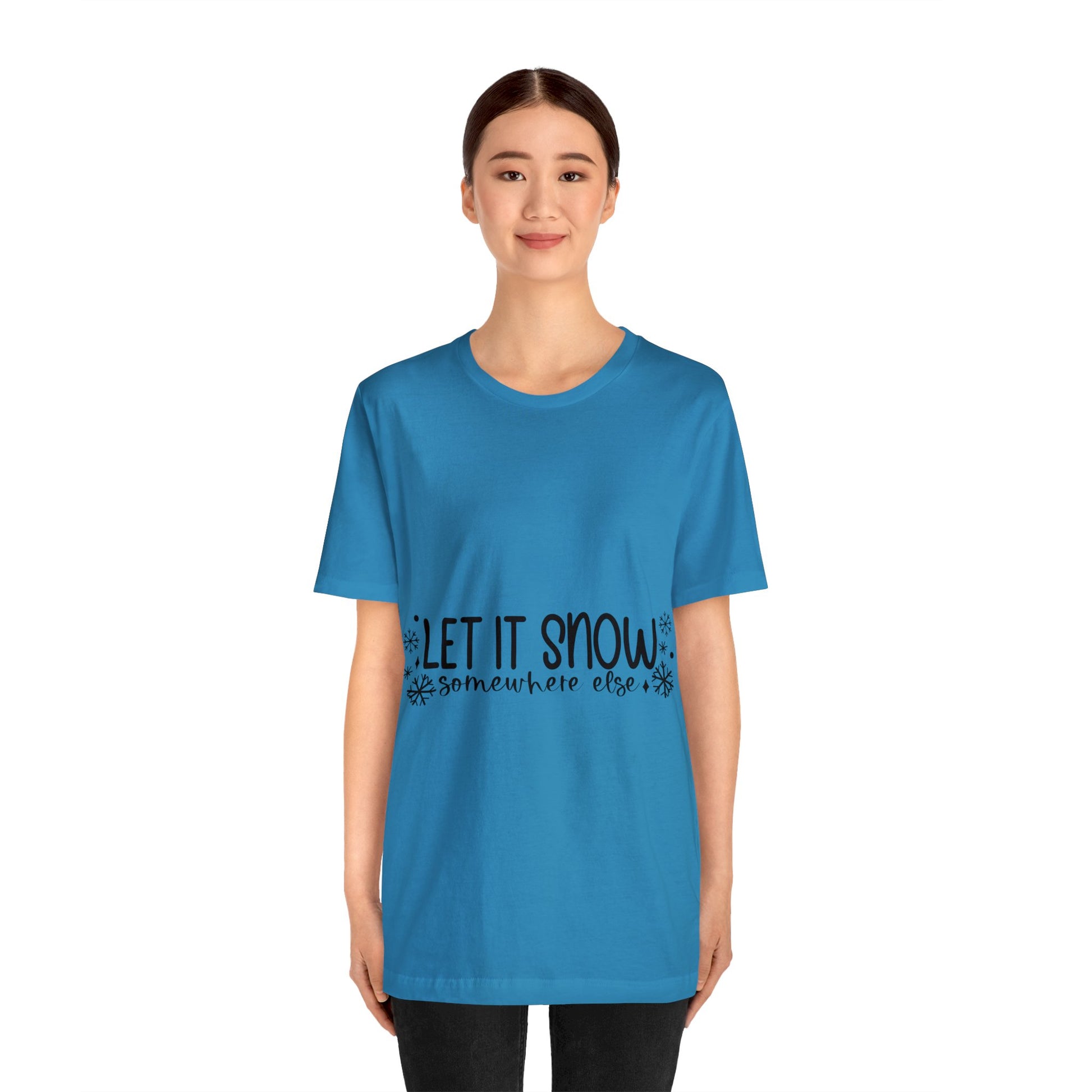 Let it Snow Unisex Jersey Short Sleeve Tee image