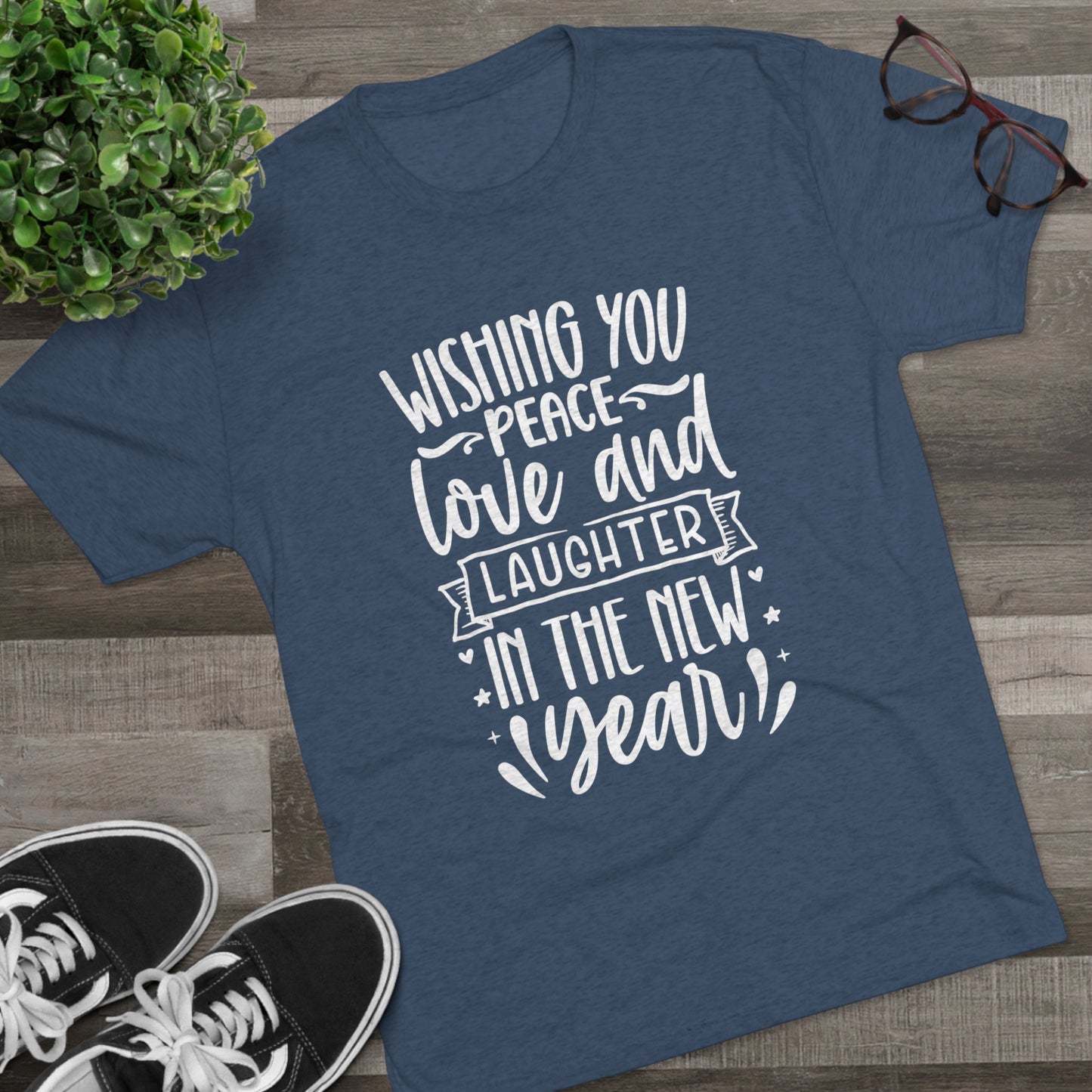 Love & Laughter Unisex Tri-Blend Crew Tee