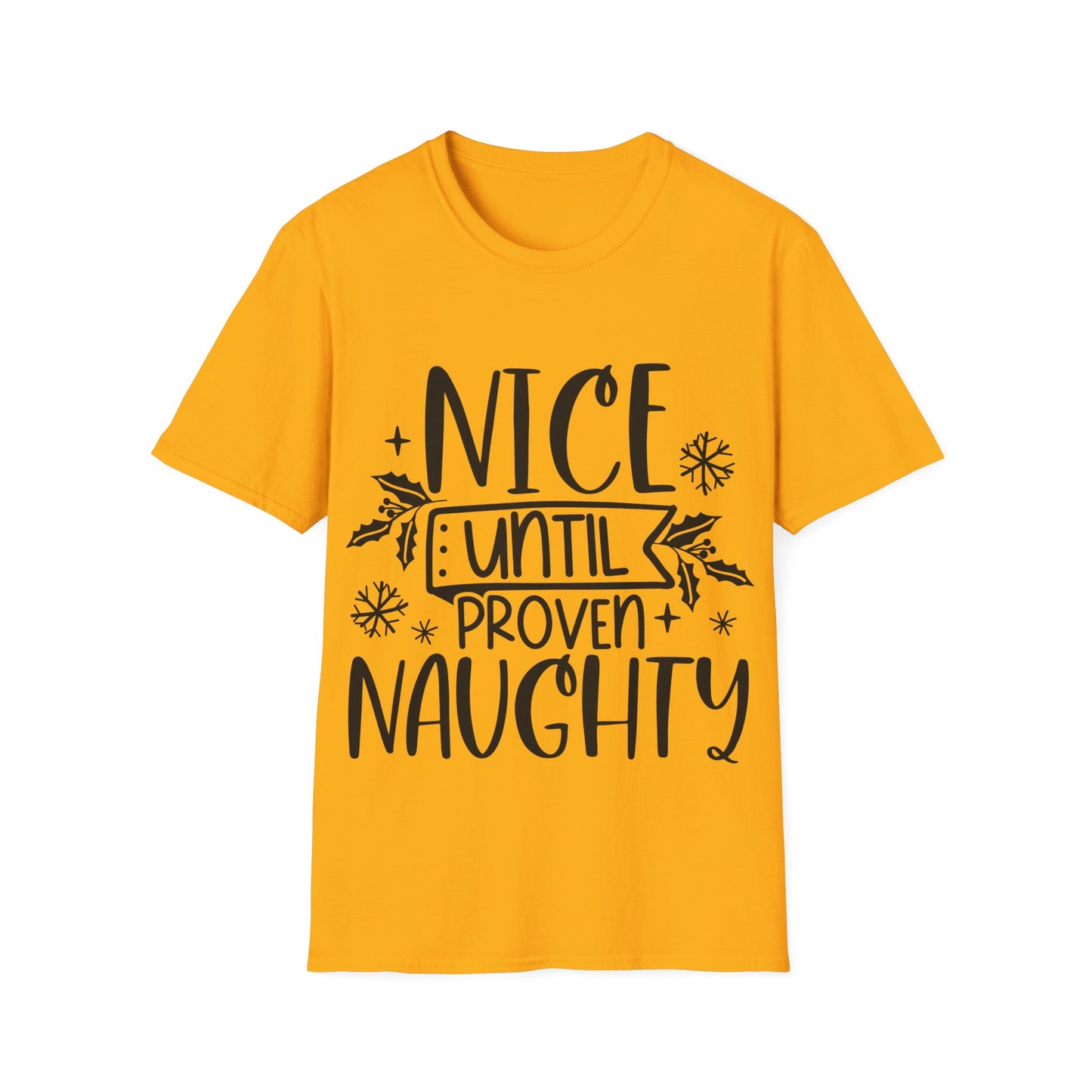 Nice & Naughty Unisex Softstyle T-Shirt