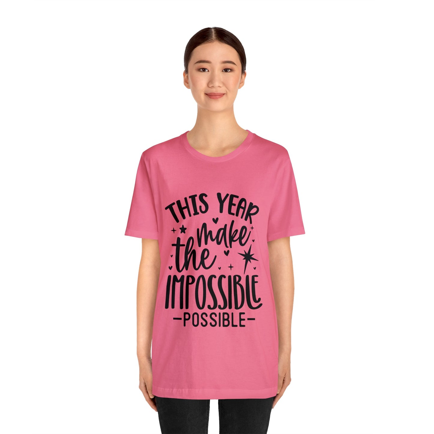 Impossible Possible Unisex Jersey Short Sleeve Tee