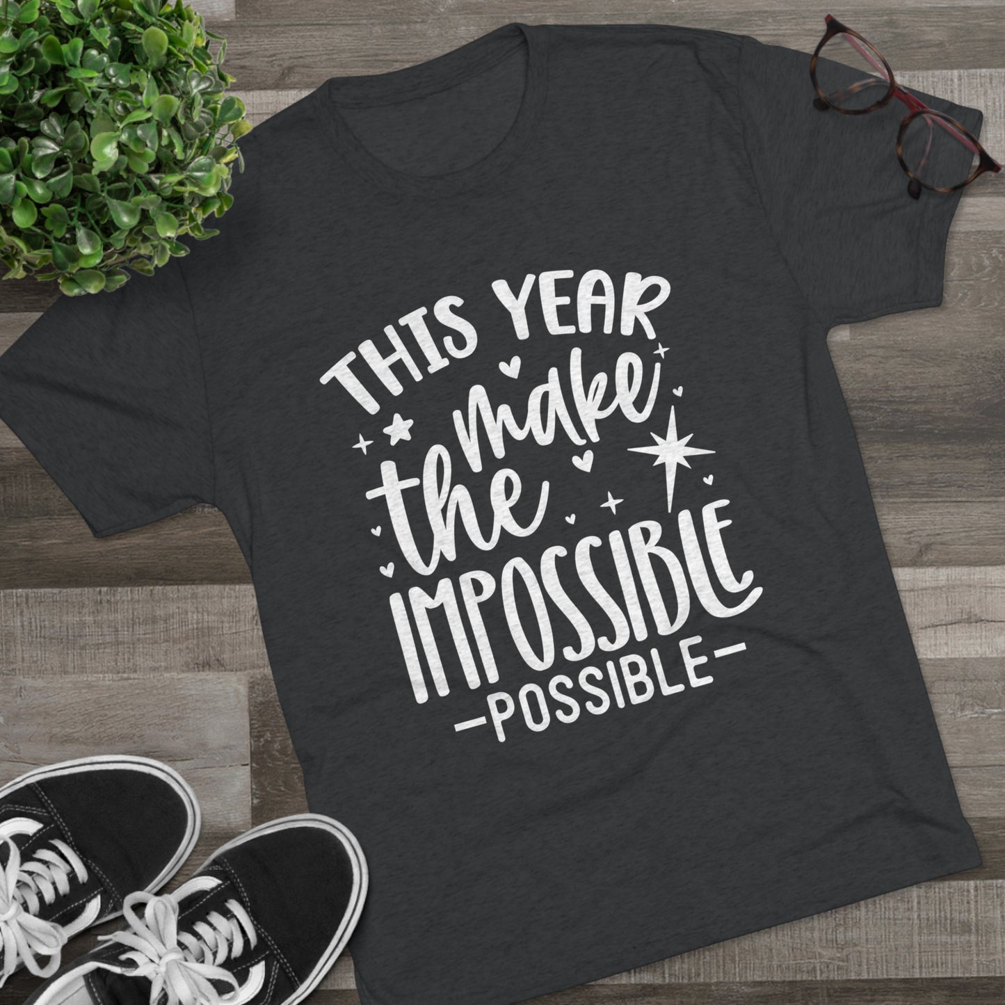 Impossible Possible Unisex Tri-Blend Crew Tee