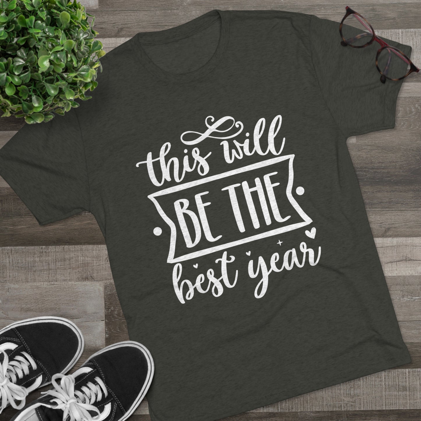 The Best Year Unisex Tri-Blend Crew Tee