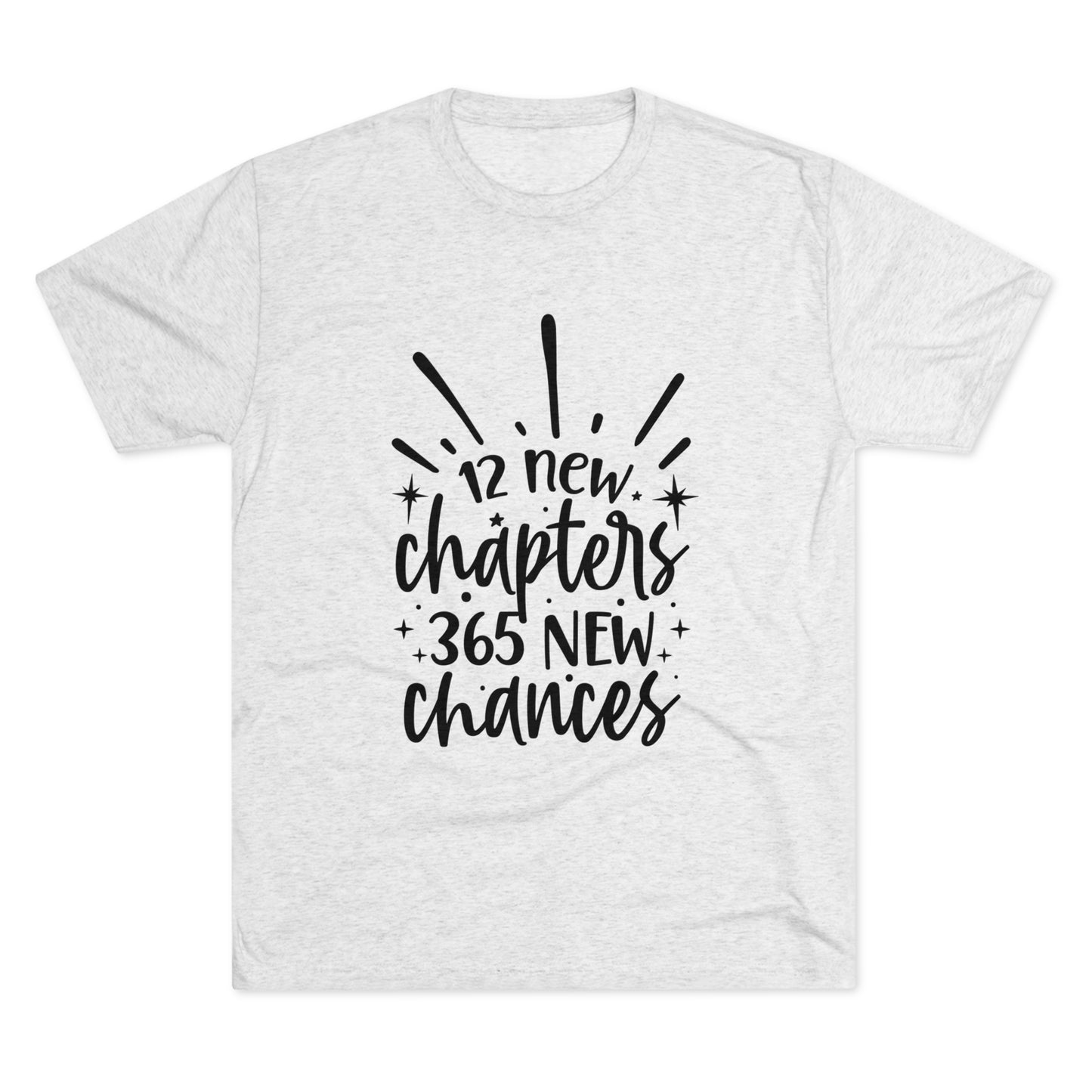 12 New Chapters Unisex Tri-Blend Crew Tee