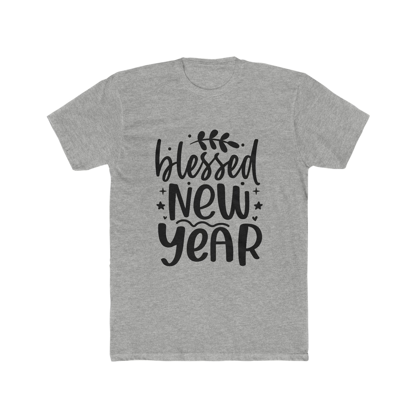 Blessed New Year Men's Cotton Crew Tee