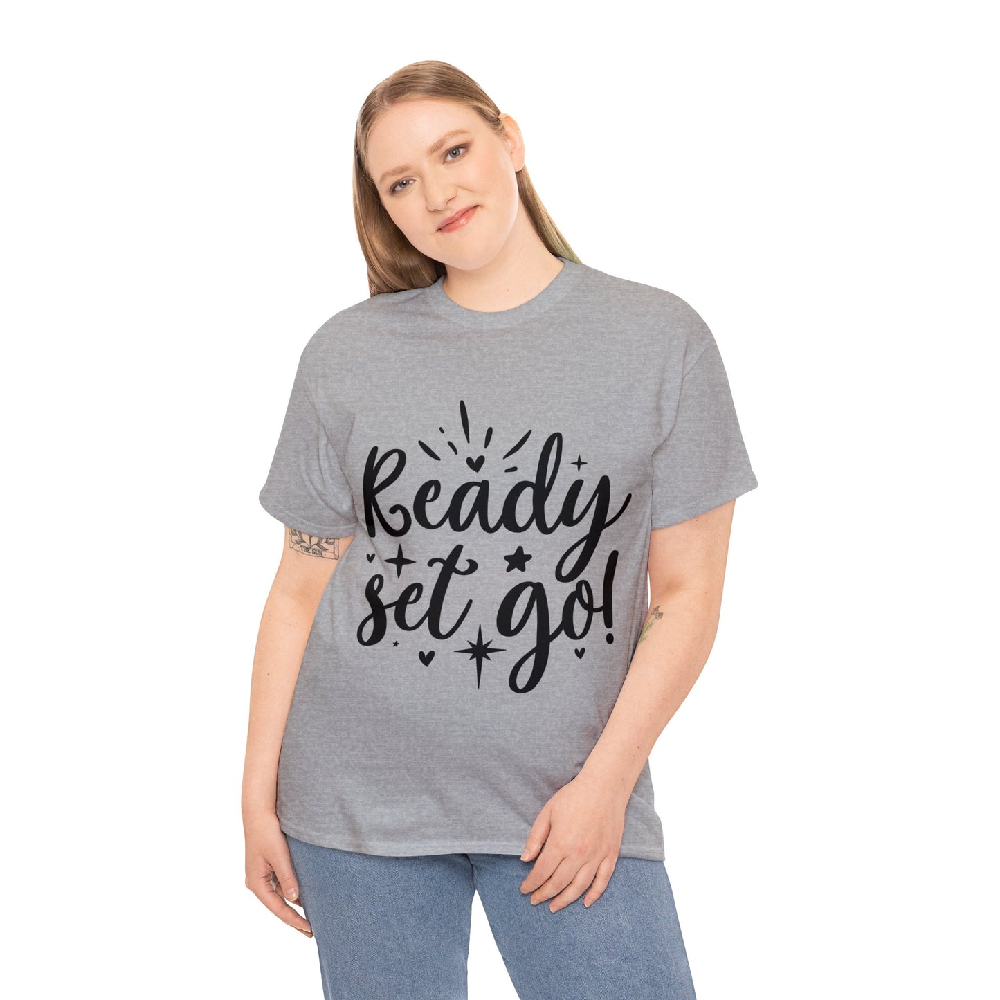 Ready Set Go Unisex Heavy Cotton Tee