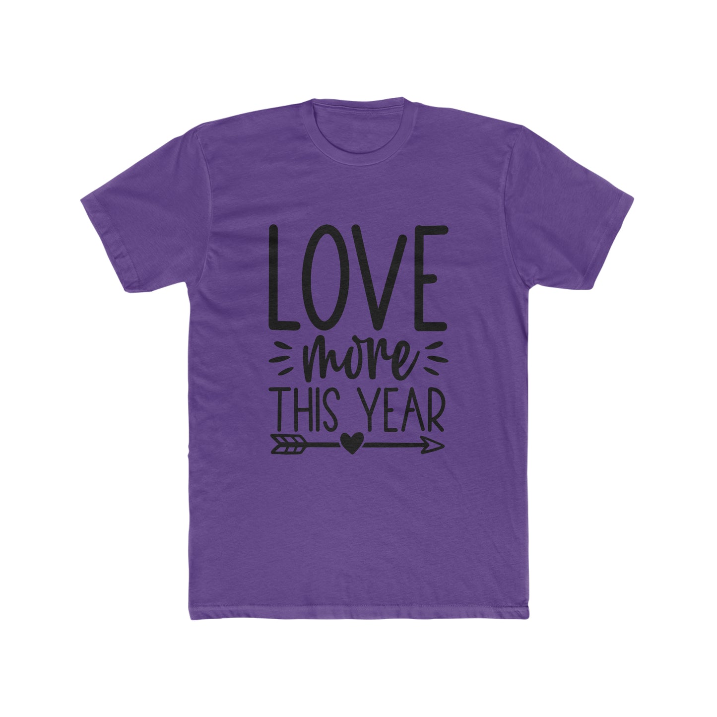 Love More Men's Cotton Crew Tee