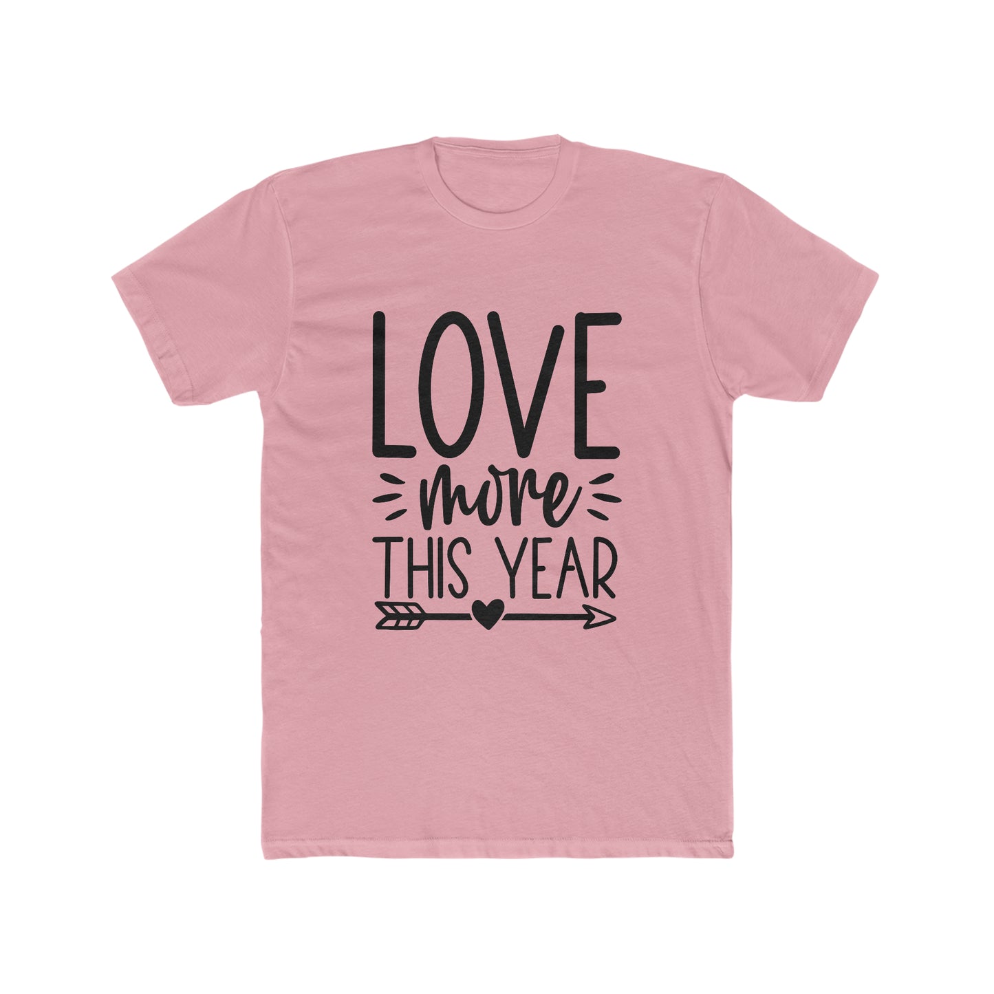 Love More Men's Cotton Crew Tee