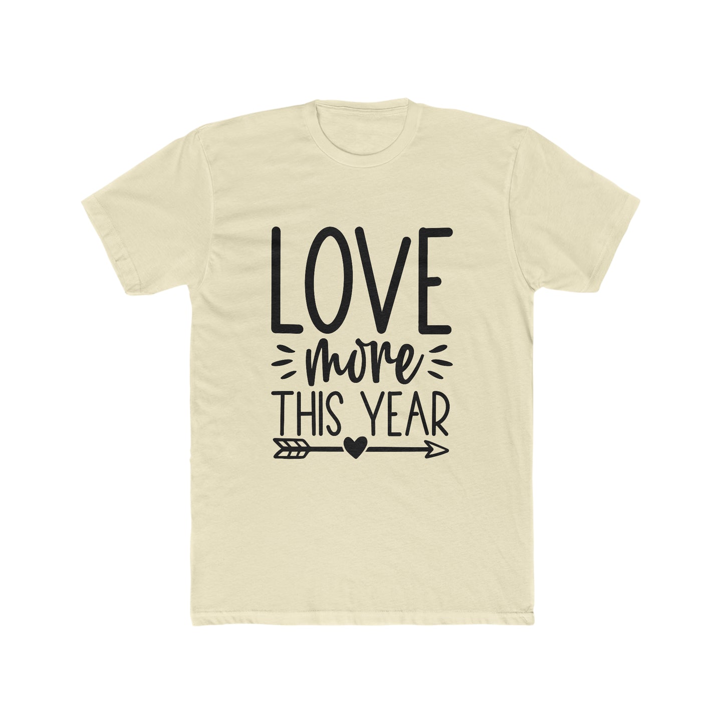 Love More Men's Cotton Crew Tee