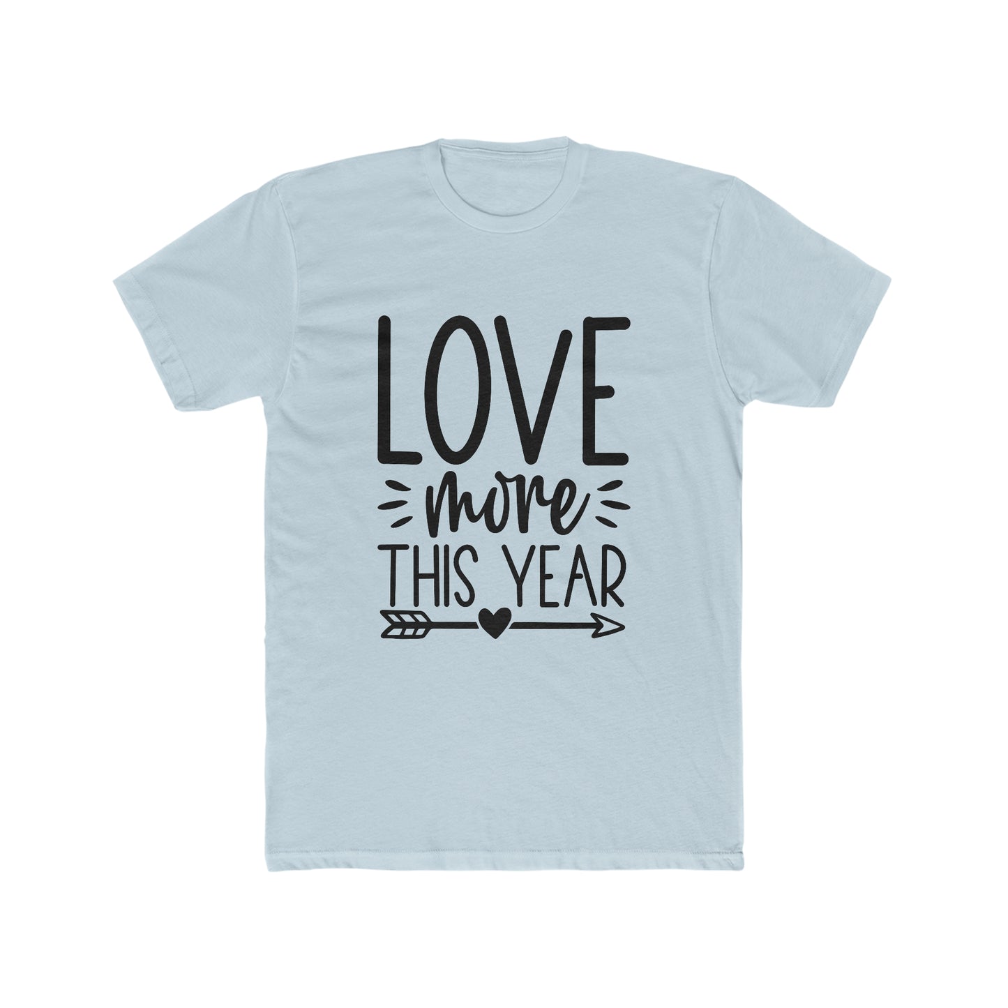 Love More Men's Cotton Crew Tee