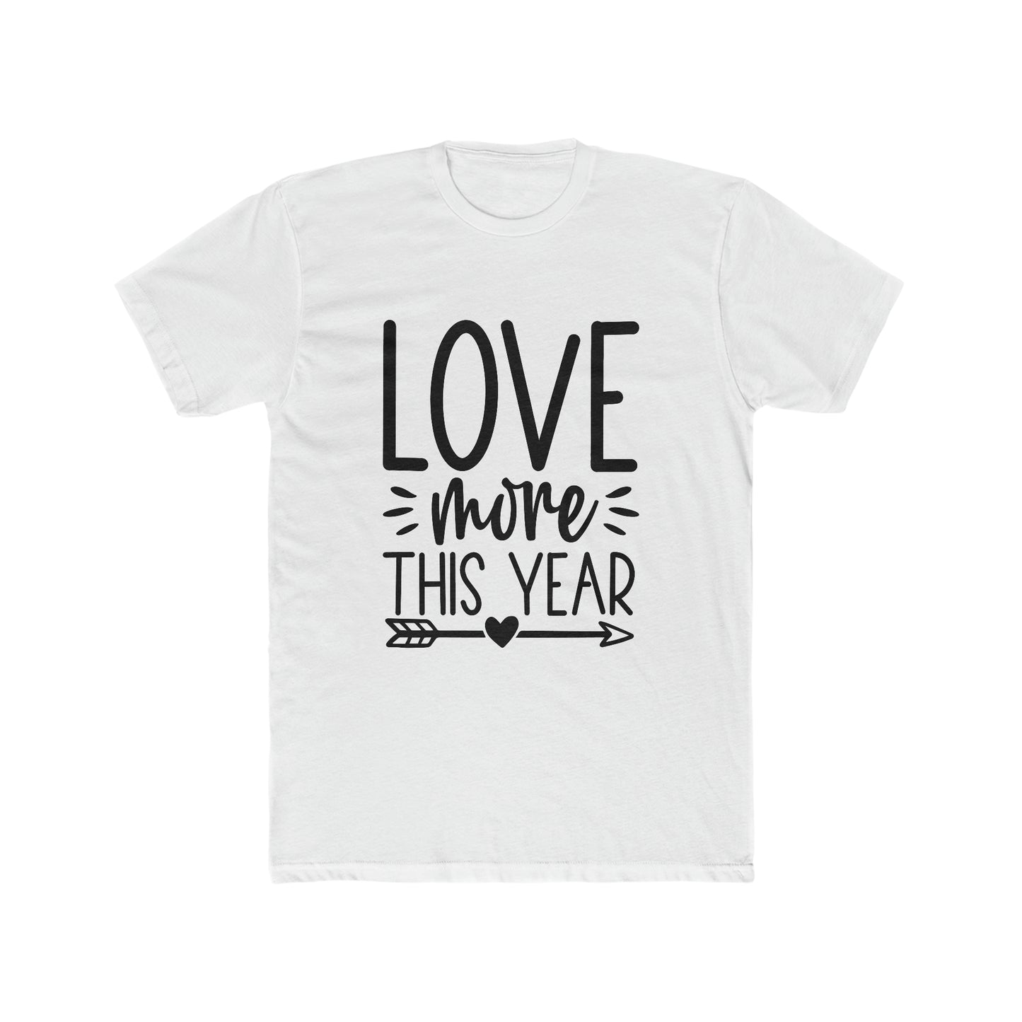 Love More Men's Cotton Crew Tee