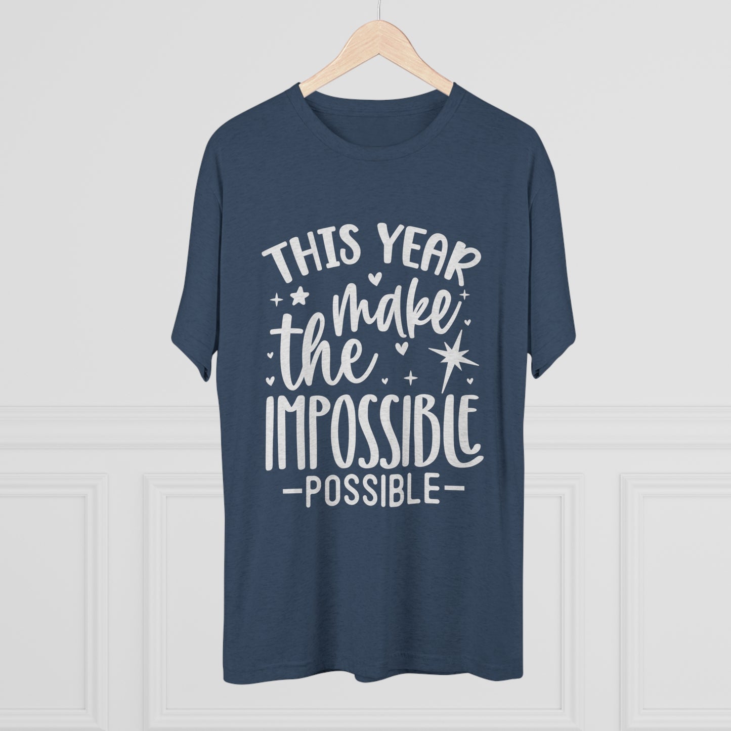 Impossible Possible Unisex Tri-Blend Crew Tee