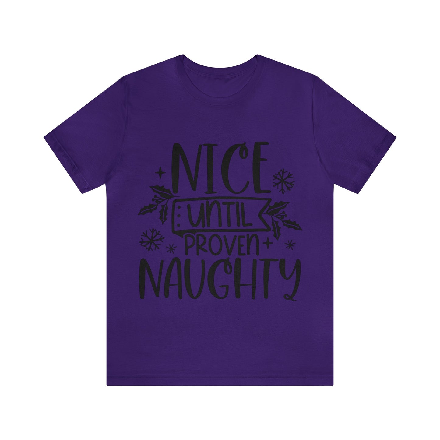 Nice & Naughty Unisex Jersey Short Sleeve Tee