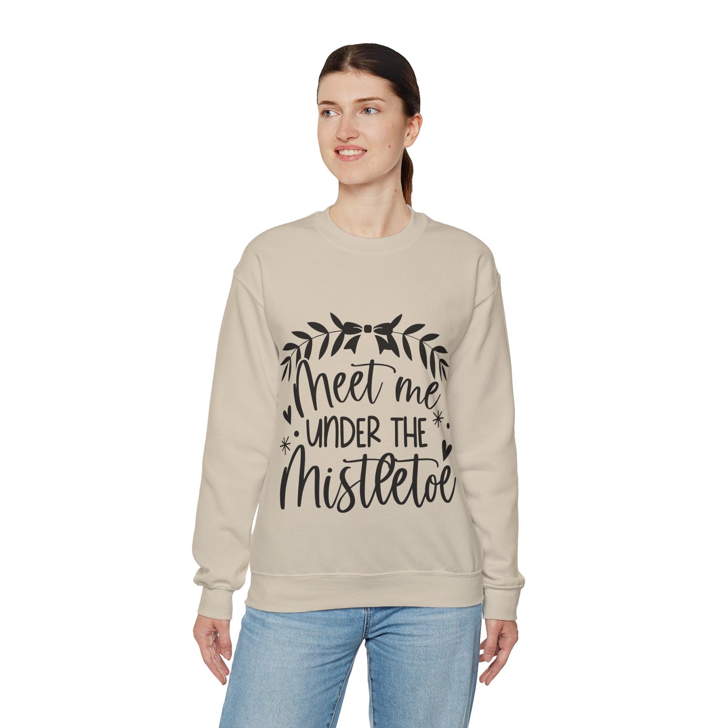 Meet me under Misteetoe Unisex Heavy Blend™ Crewneck Sweatshirt