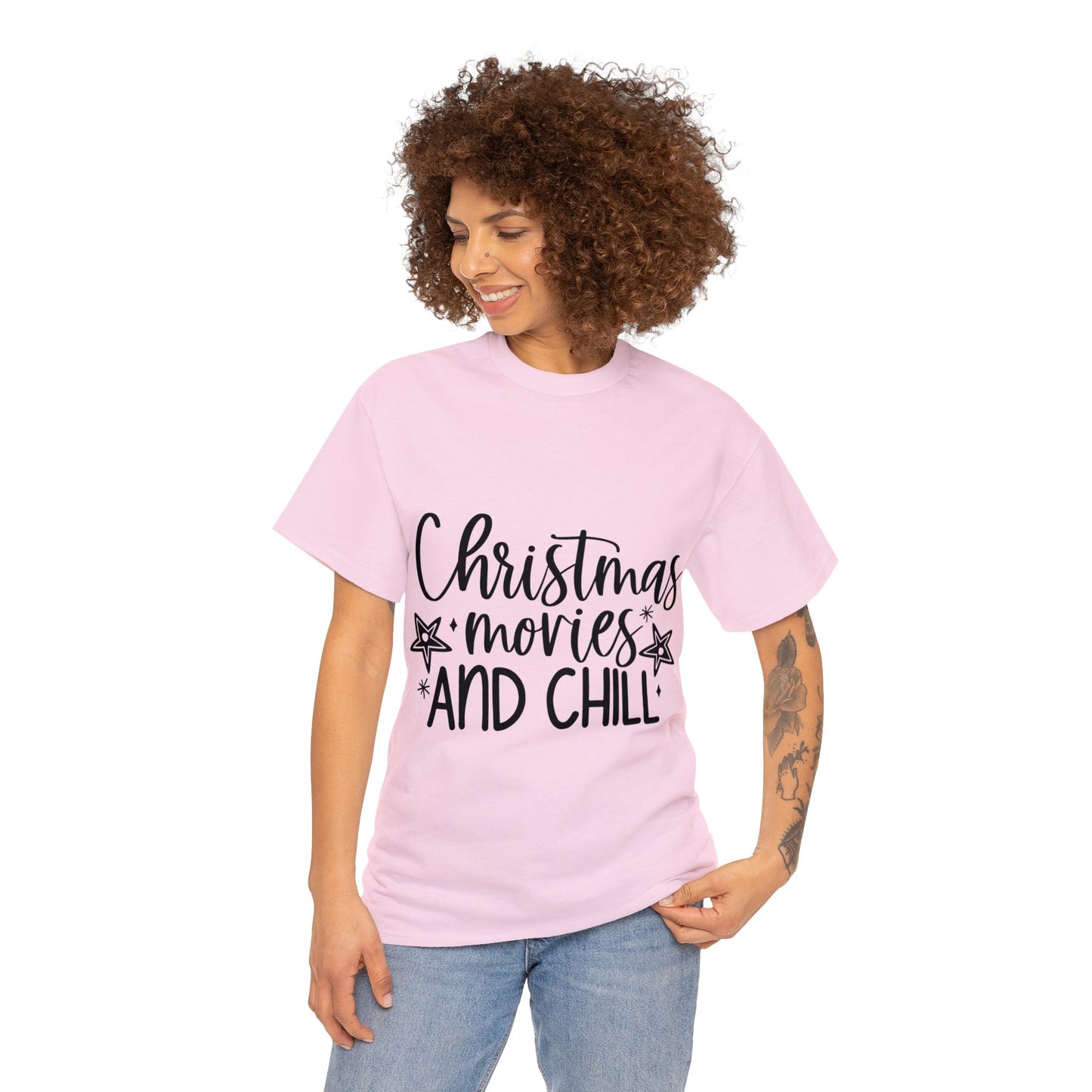 Movies and Chill Unisex Heavy Cotton Tee