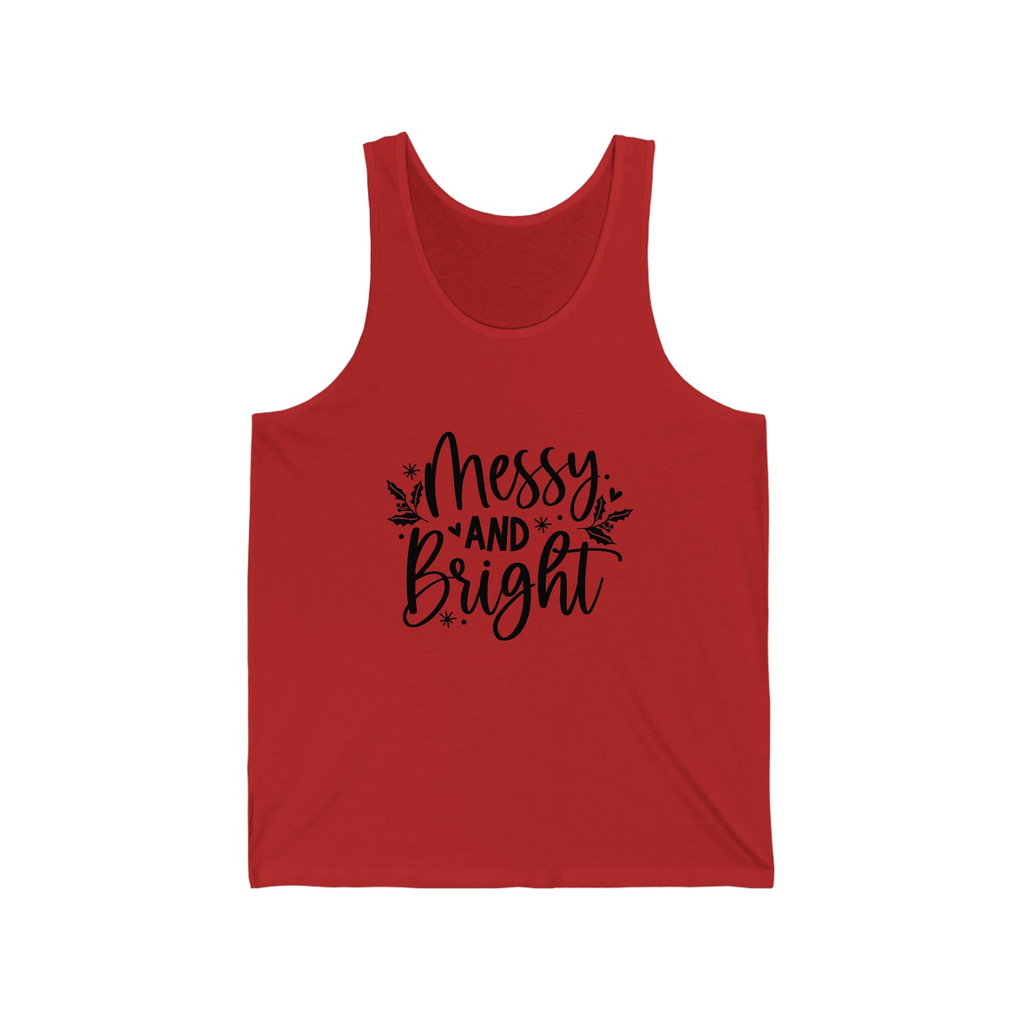 Messy & Bright Unisex Jersey Tank