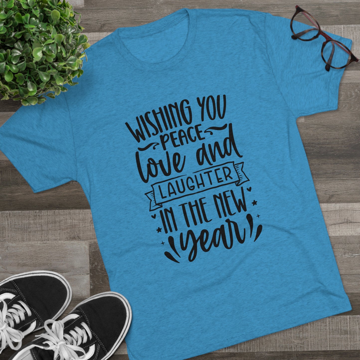 Love & Laughter Unisex Tri-Blend Crew Tee