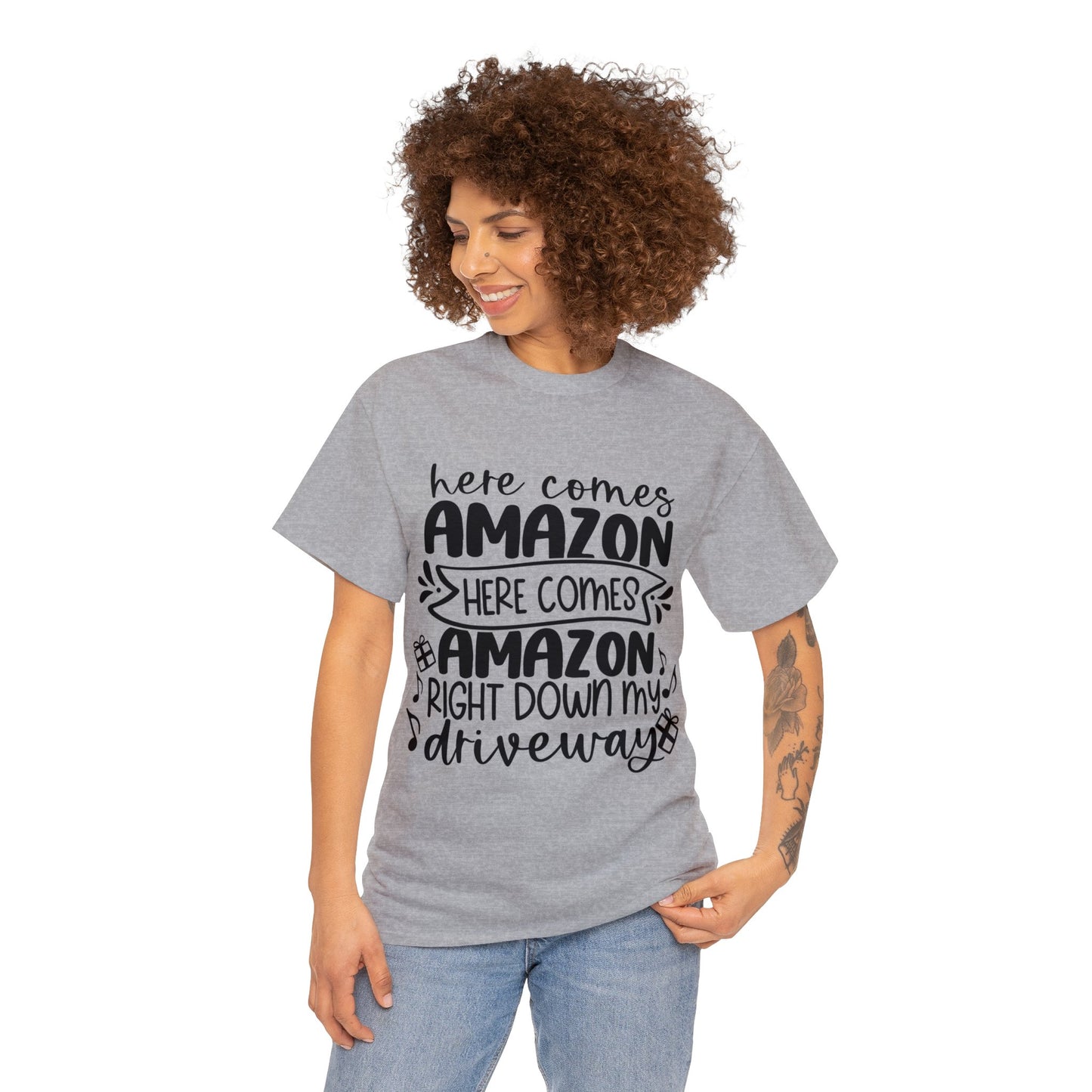 Amazon Driveway Unisex Heavy Cotton Tee