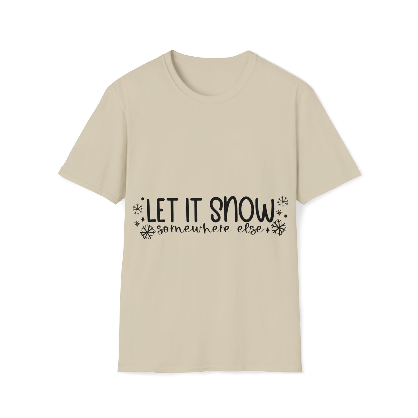 Let it Snow Unisex Softstyle T-Shirt image