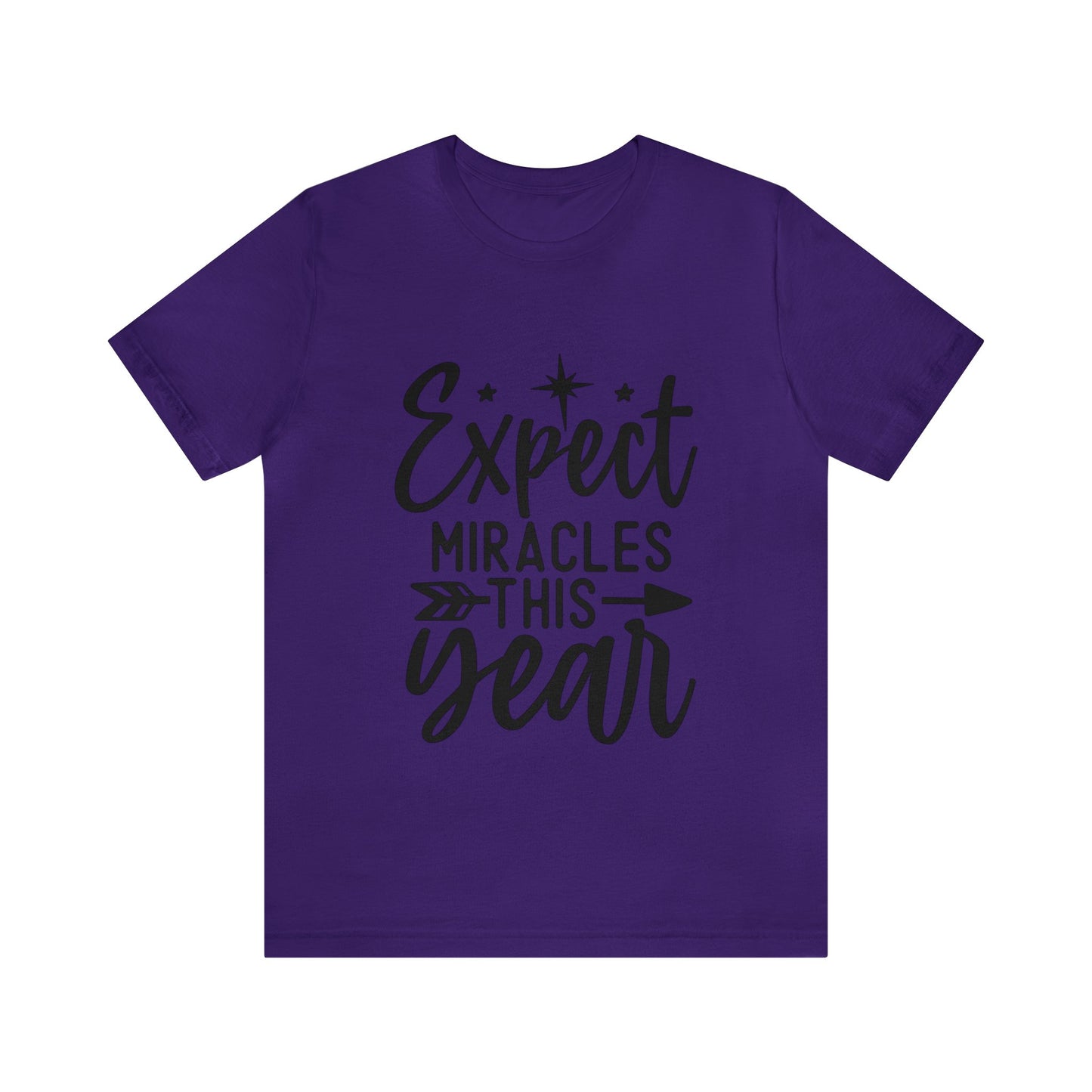 Expect Miracles Unisex Jersey Short Sleeve Tee