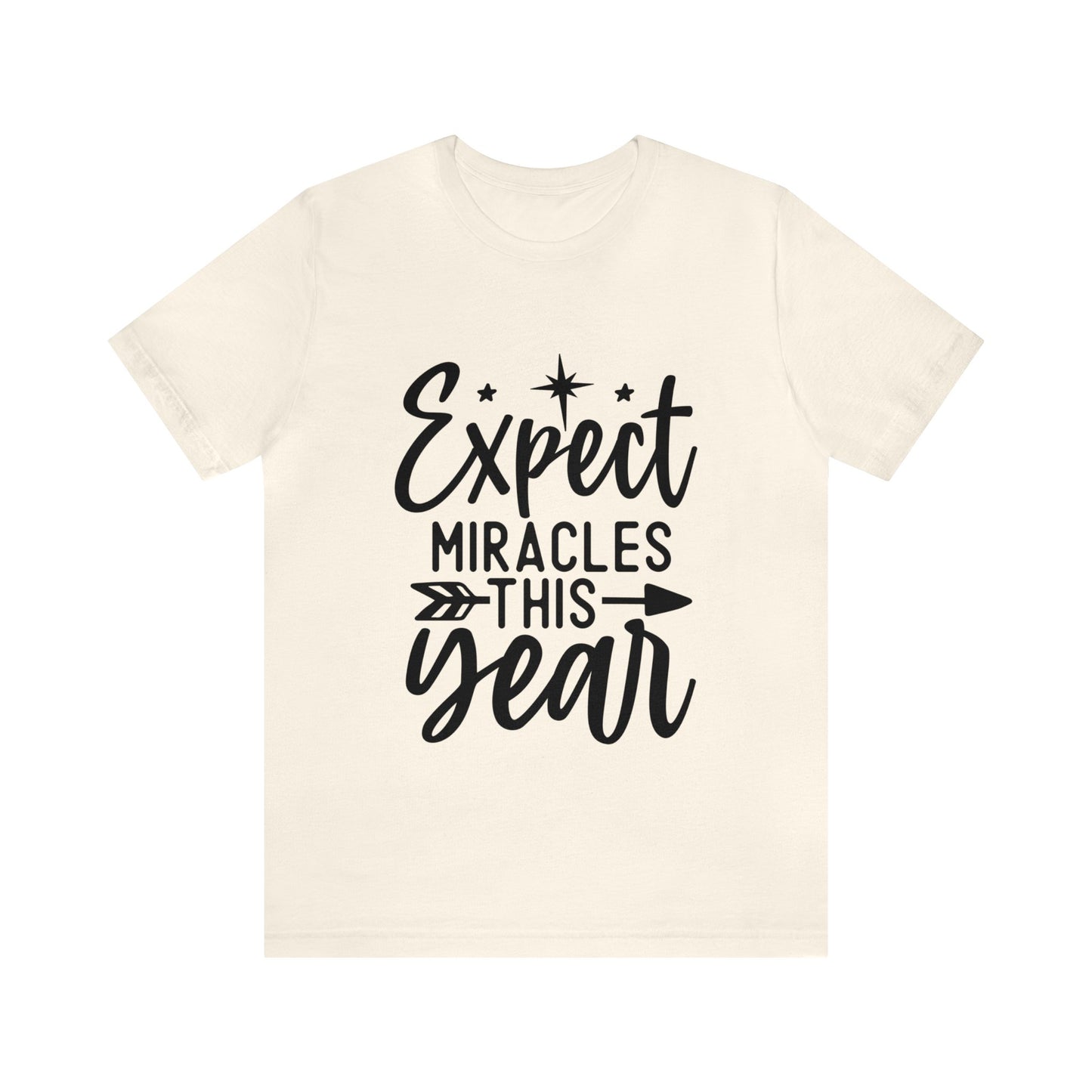 Expect Miracles Unisex Jersey Short Sleeve Tee