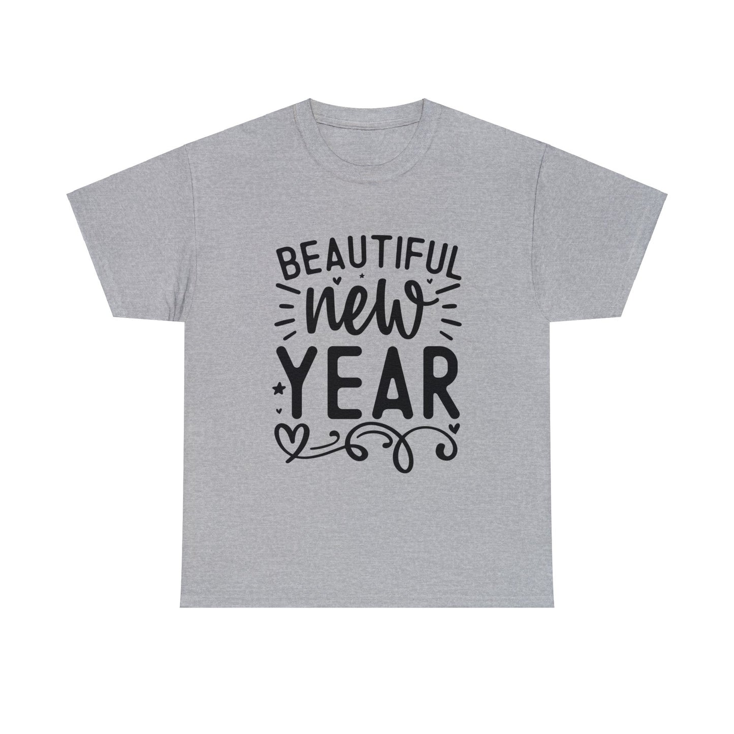 Beautiful New Year Unisex Heavy Cotton Tee