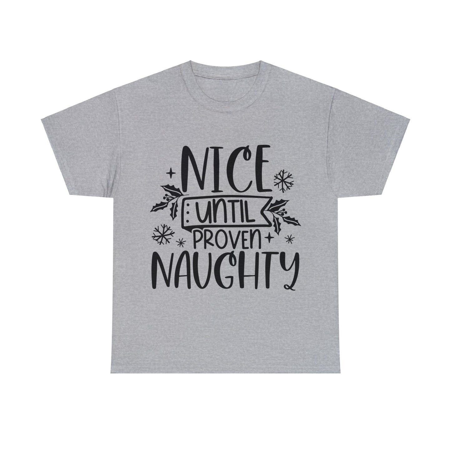 Nice & Naughty Unisex Heavy Cotton Tee