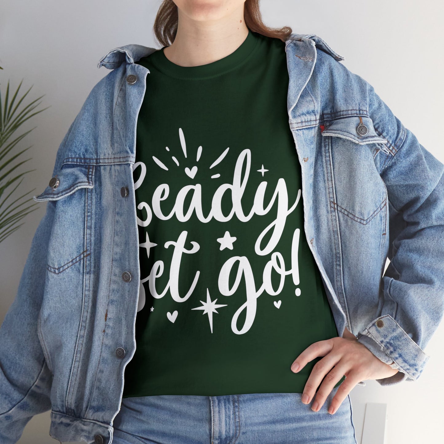 Ready Set Go Unisex Heavy Cotton Tee