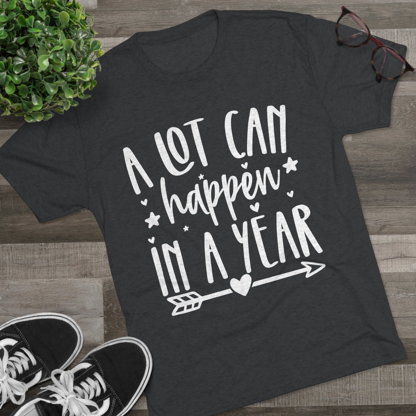 A Lot Can Happen Unisex Tri-Blend Crew Tee