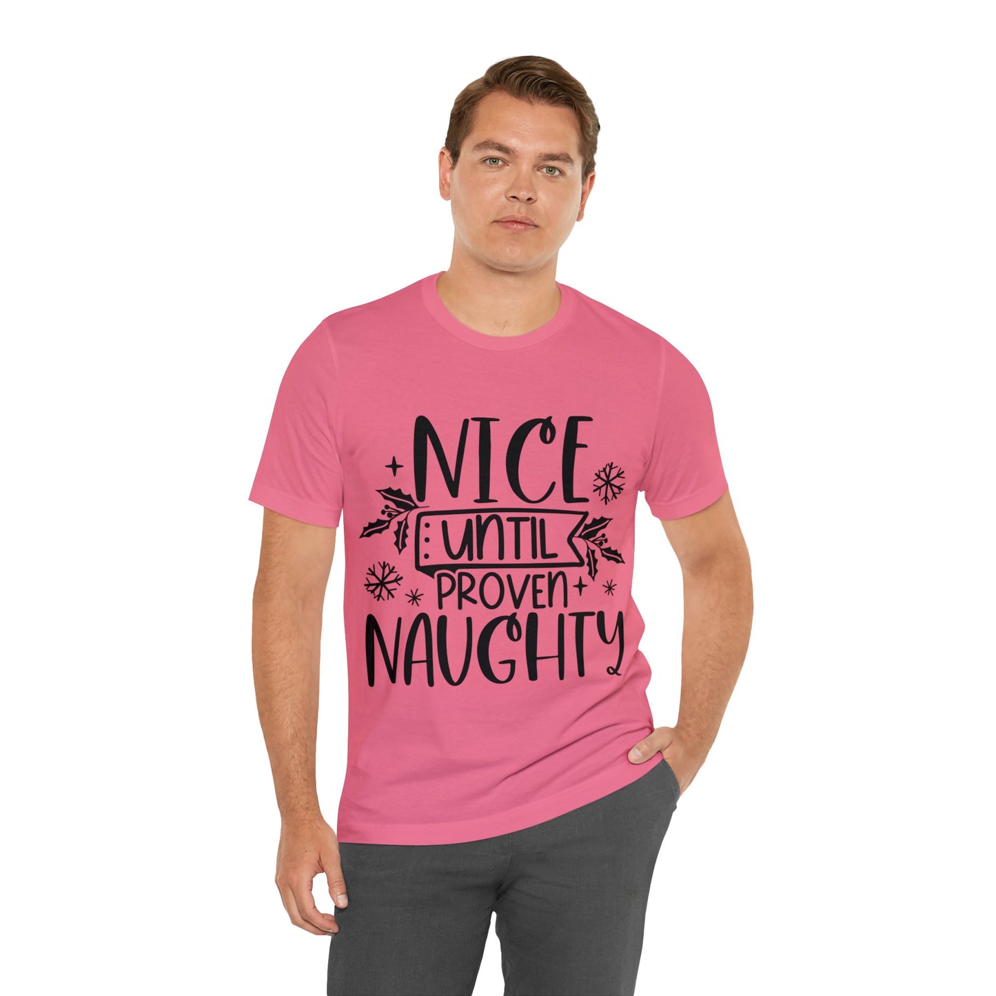 Nice & Naughty Unisex Jersey Short Sleeve Tee