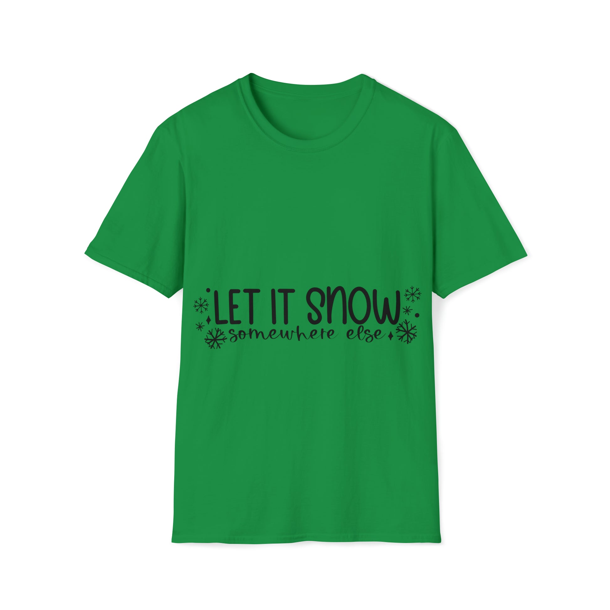 Let it Snow Unisex Softstyle T-Shirt image