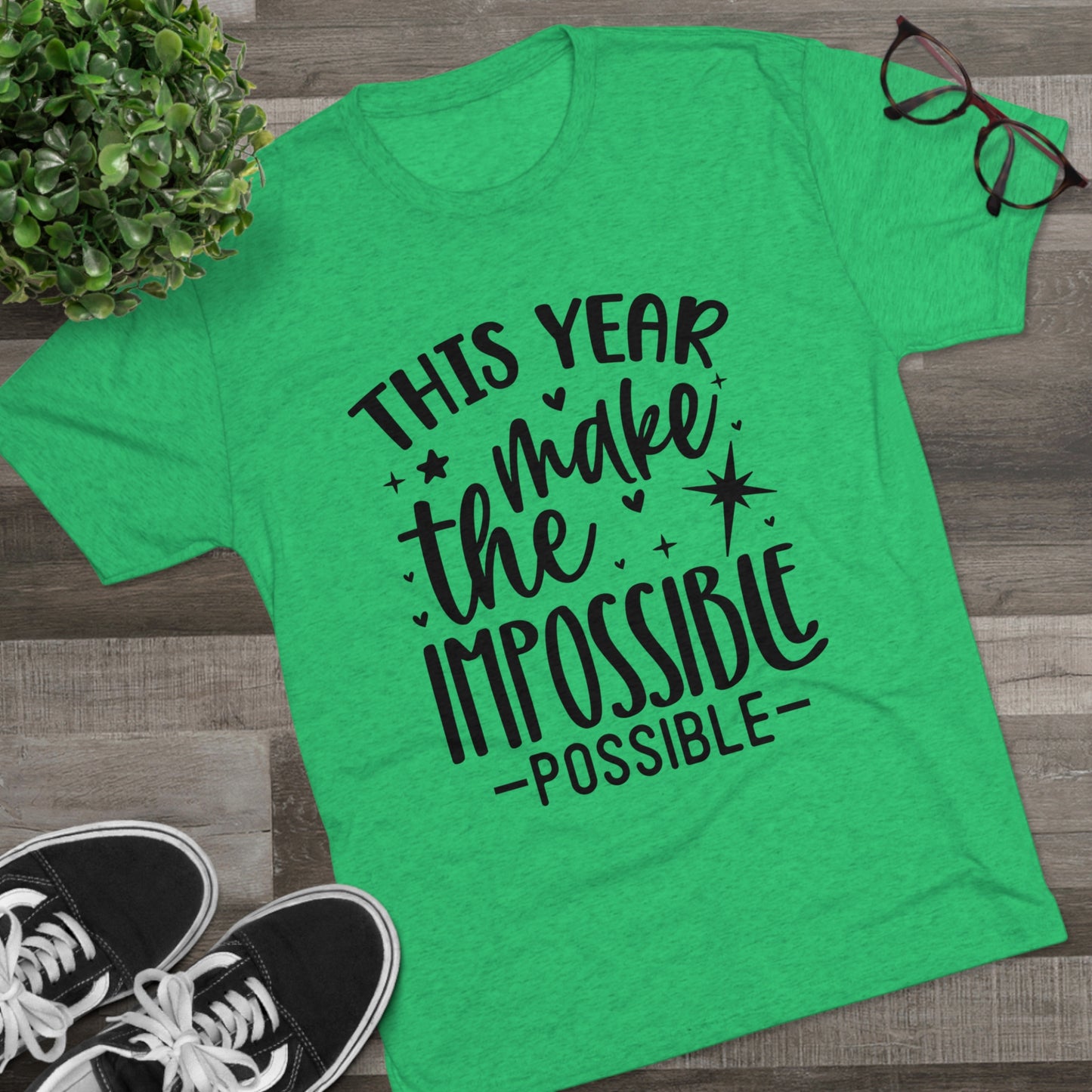 Impossible Possible Unisex Tri-Blend Crew Tee