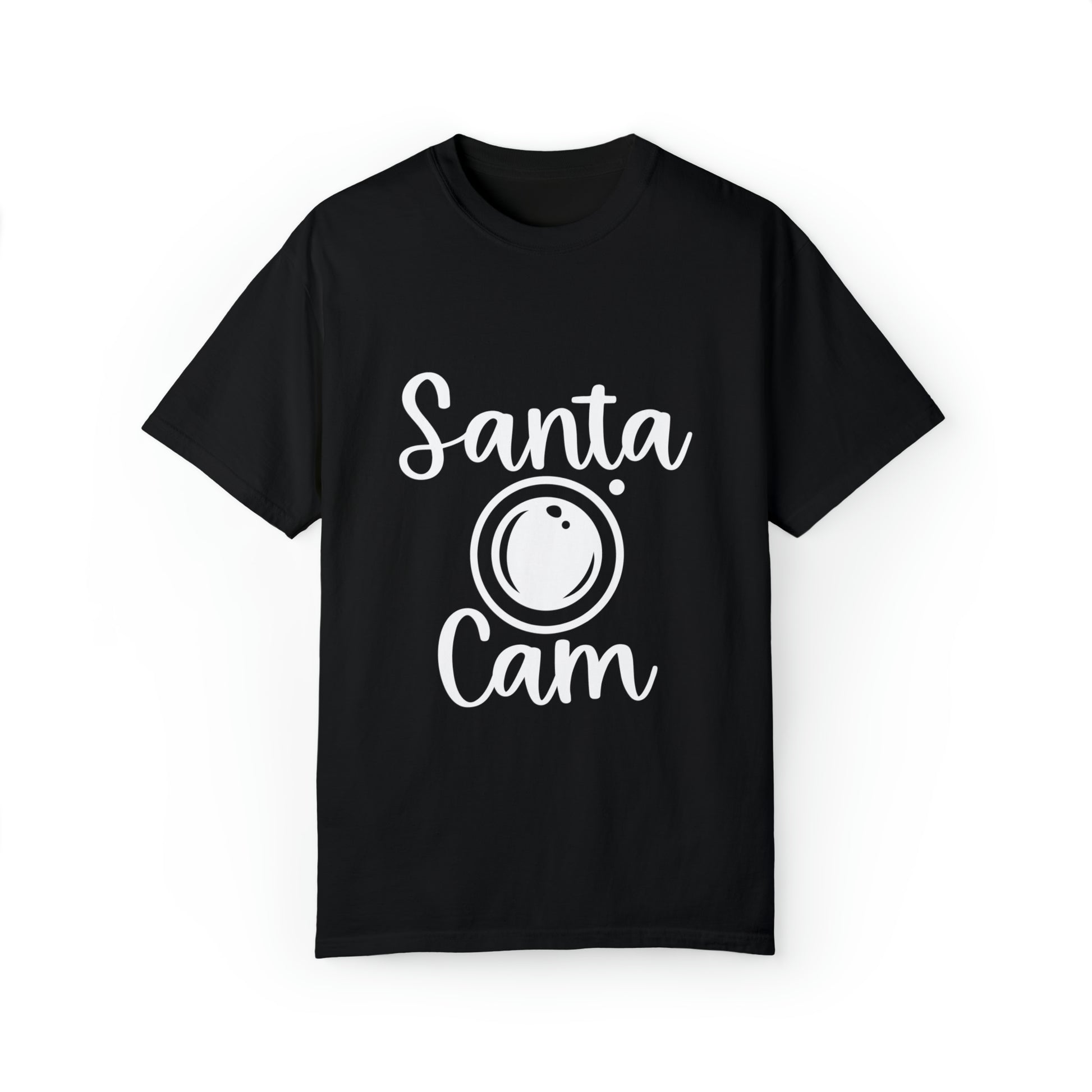 Santa Cam Unisex Garment-Dyed T-shirt image