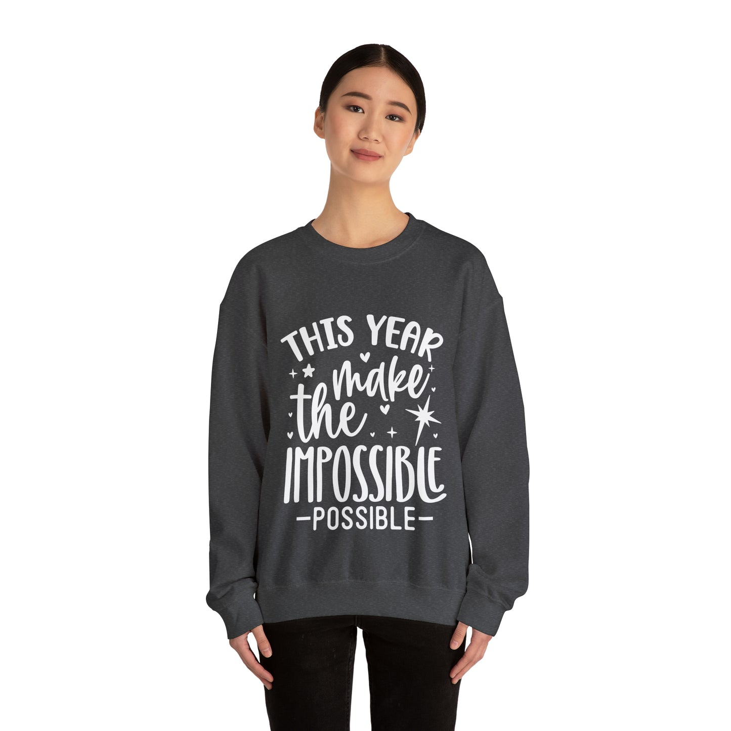 Impossible Possible Unisex Heavy Blend™ Crewneck Sweatshirt