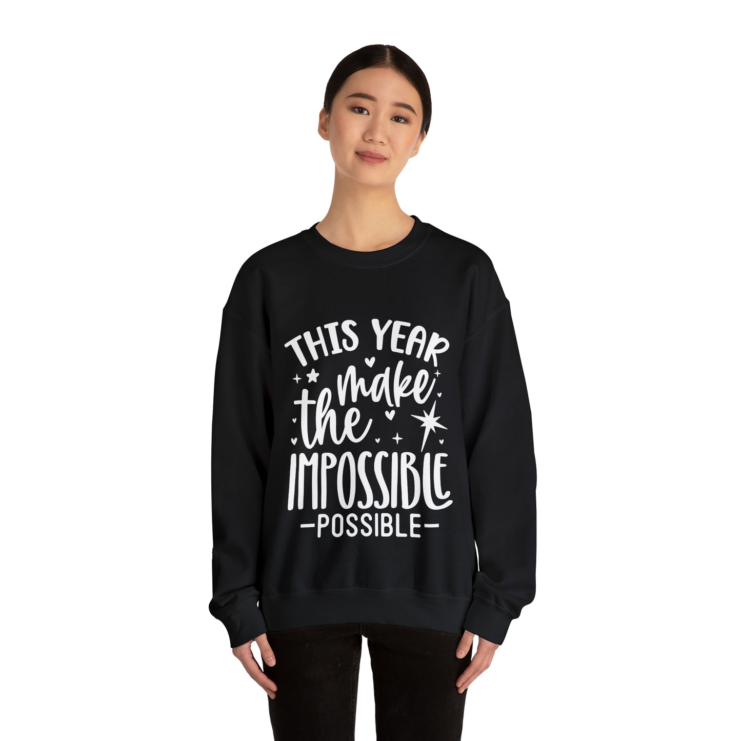 Impossible Possible Unisex Heavy Blend™ Crewneck Sweatshirt