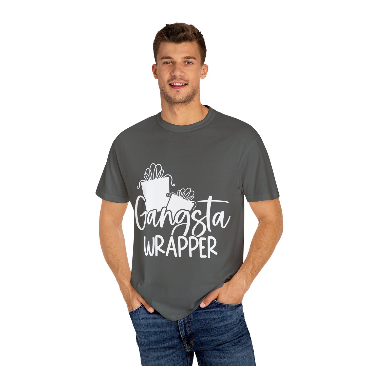 Gangsta Wrapper Unisex Garment-Dyed T-shirt