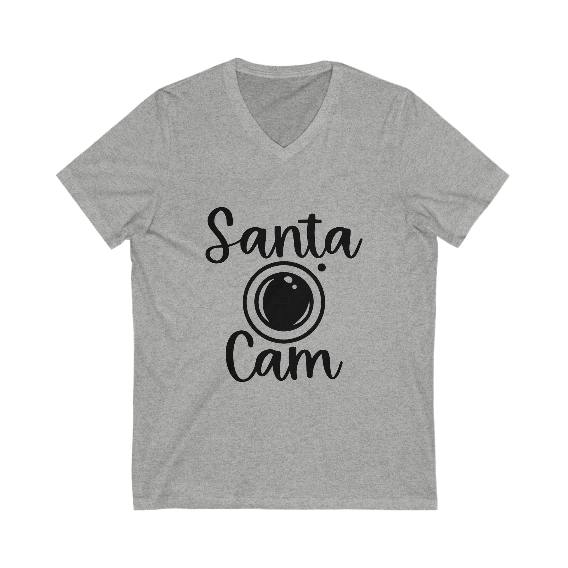 Santa Cam Unisex Jersey Short Sleeve V-Neck Tee image