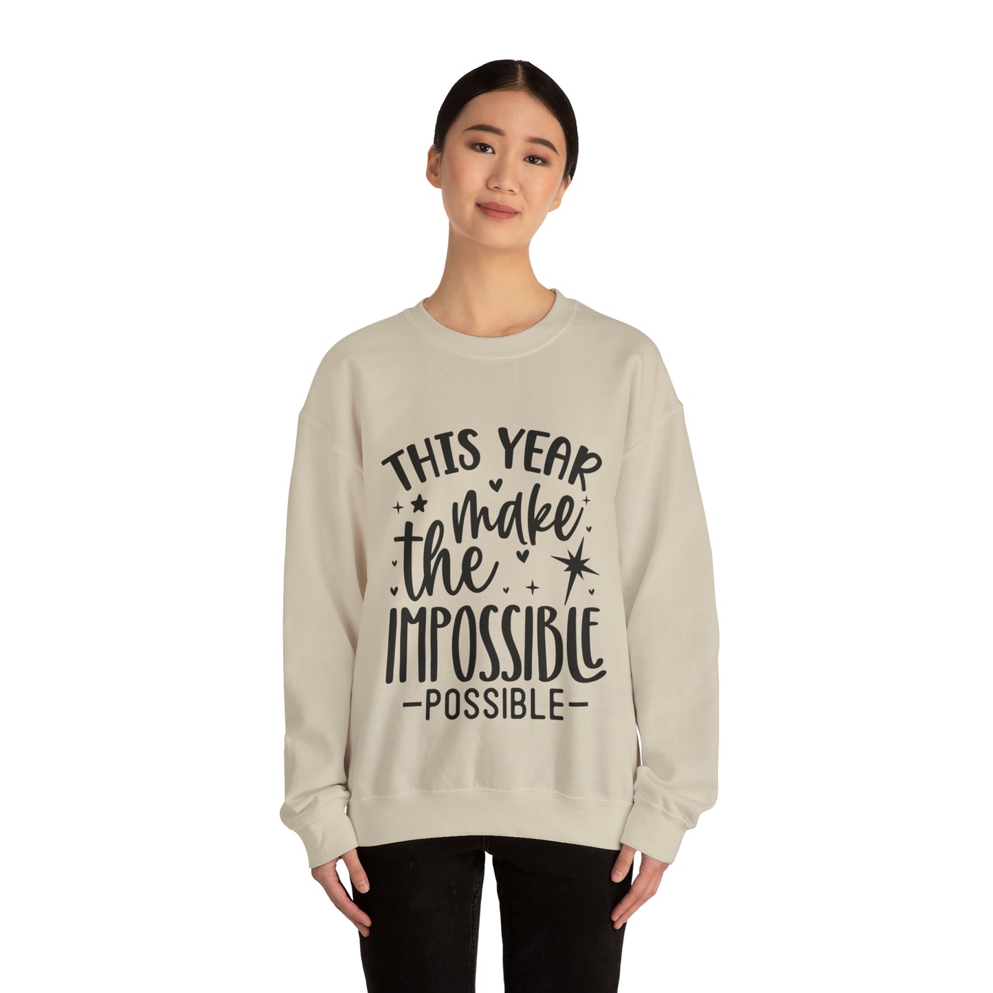 Impossible Possible Unisex Heavy Blend™ Crewneck Sweatshirt