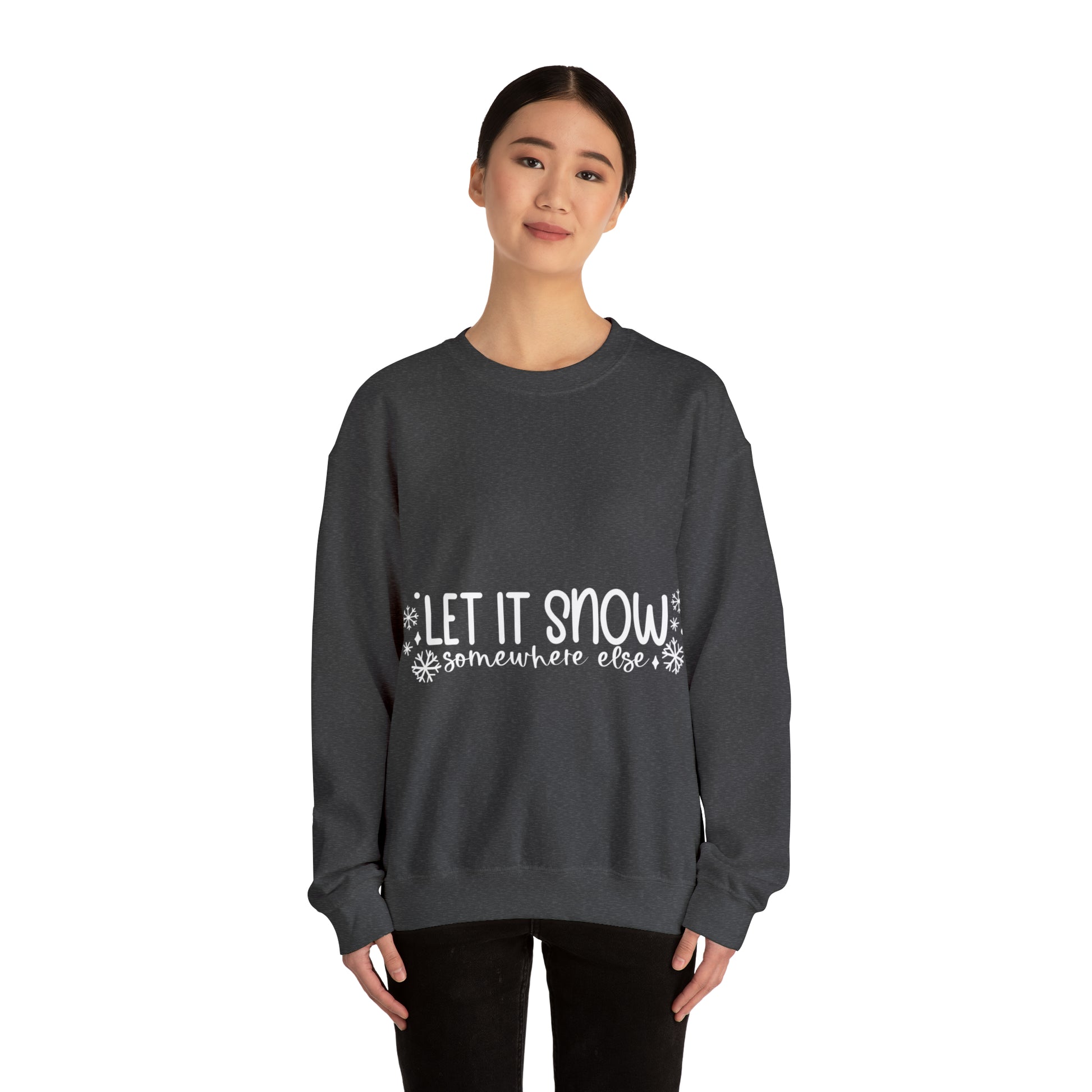 Let it Snow Unisex Heavy Blend™ Crewneck Sweatshirt image