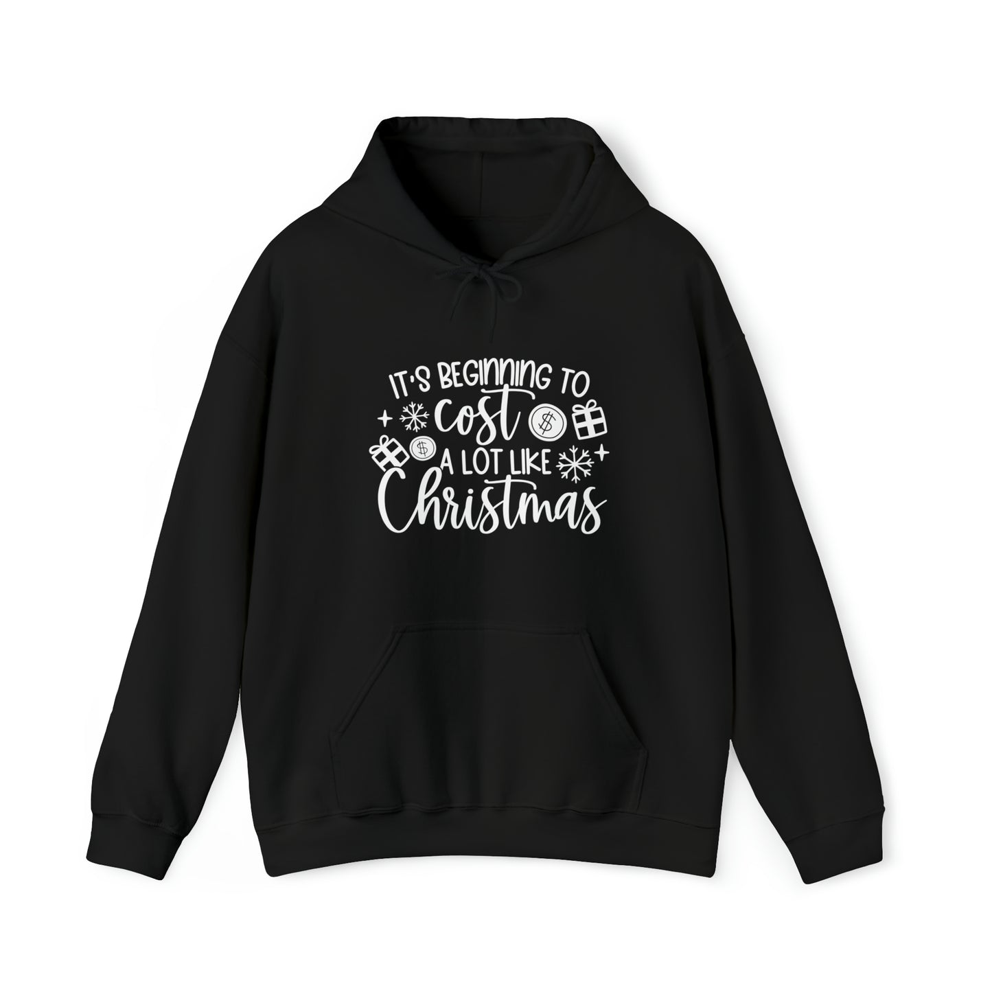 Beginning to Cost a Lot like Christmas Unisex Heavy Blend™ Hooded Sweatshirt image