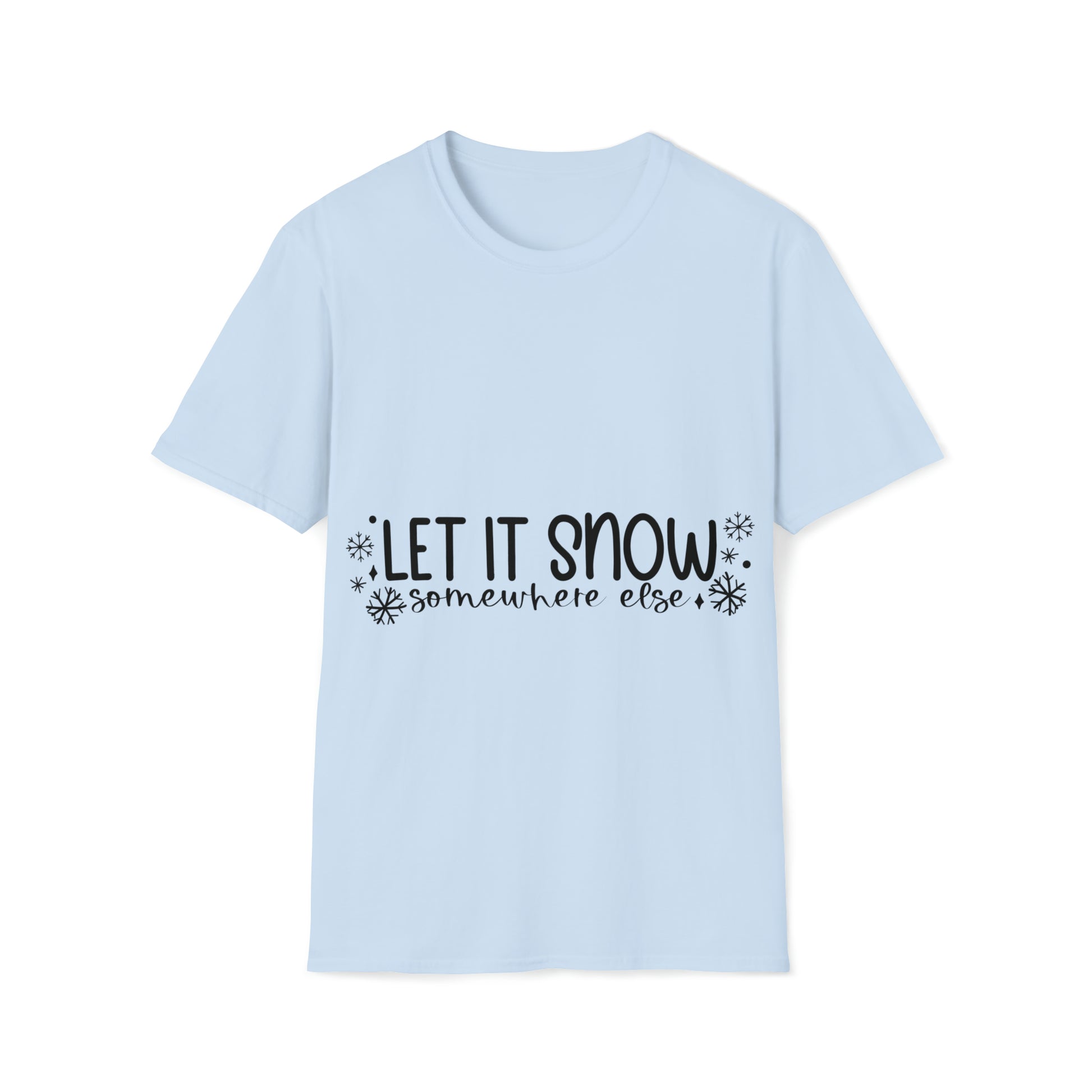 Let it Snow Unisex Softstyle T-Shirt image