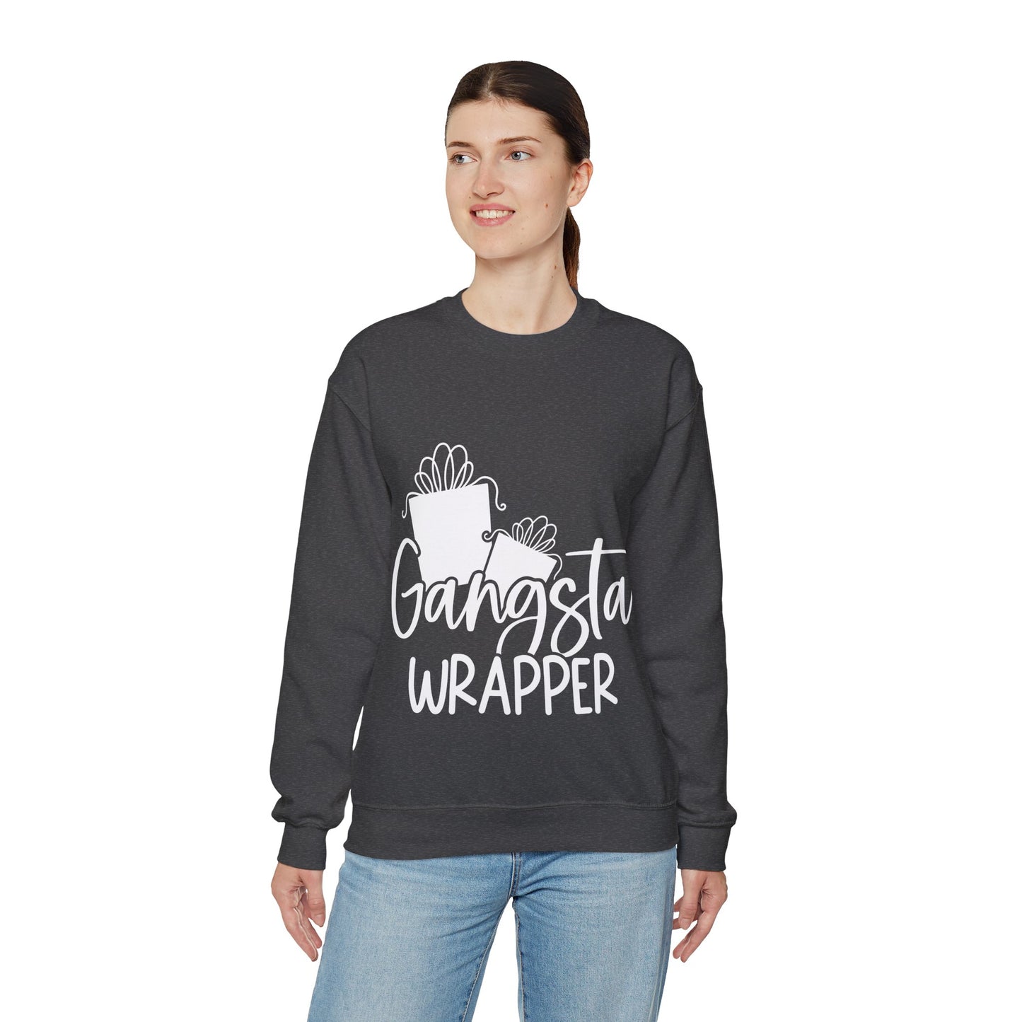 Gangsta Wrapper Unisex Heavy Blend™ Crewneck Sweatshirt