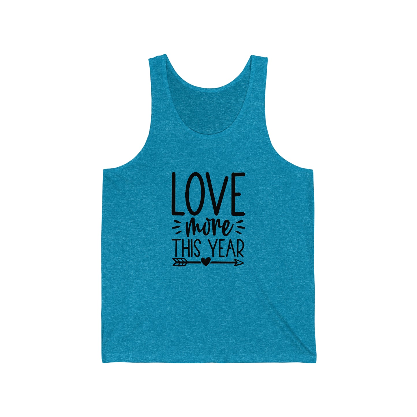 Love More Unisex Jersey Tank