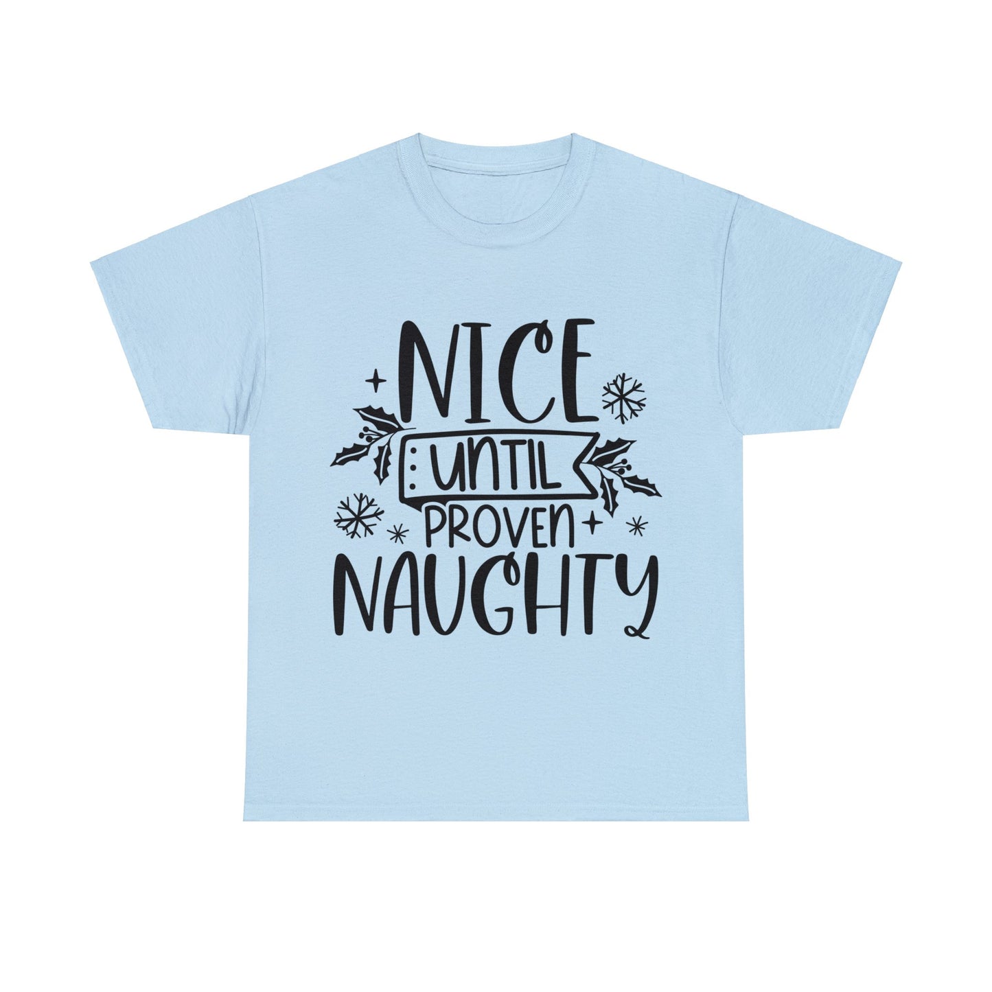 Nice & Naughty Unisex Heavy Cotton Tee