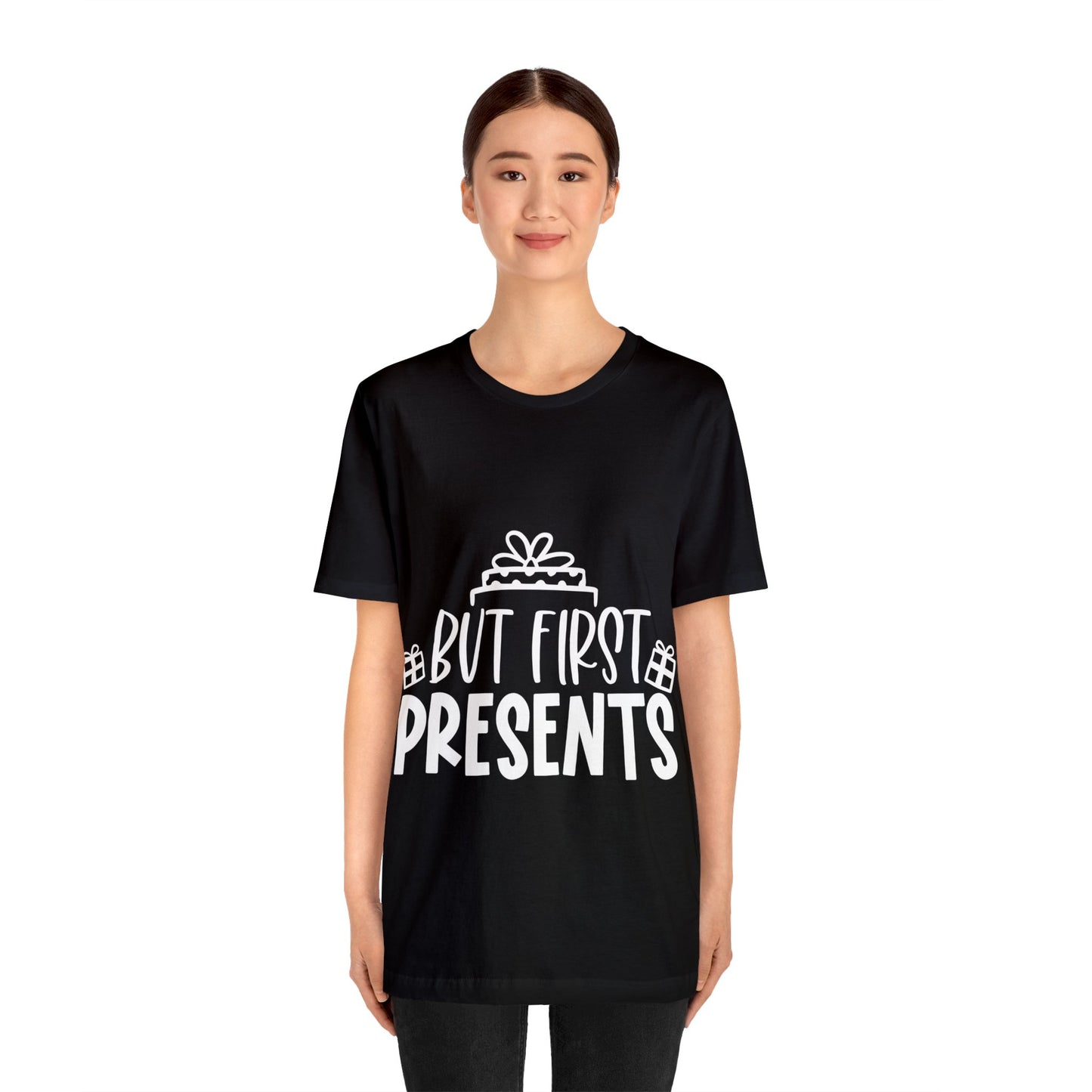 Presents First Unisex Jersey Short Sleeve Tee