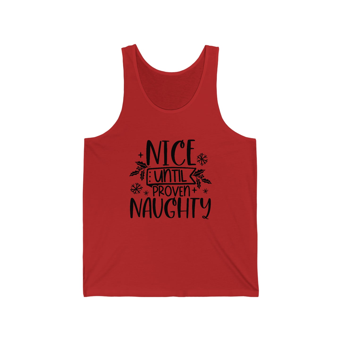 Nice & Naughty Unisex Jersey Tank