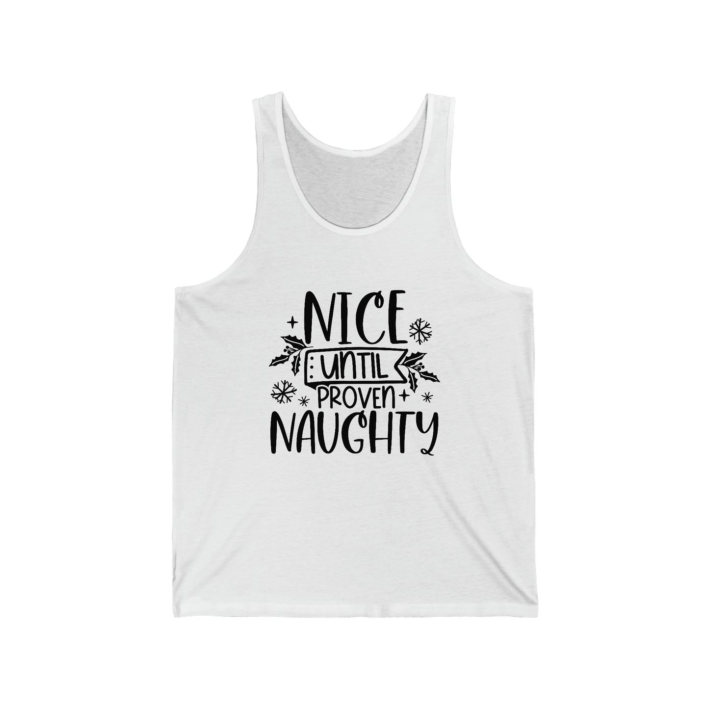 Nice & Naughty Unisex Jersey Tank