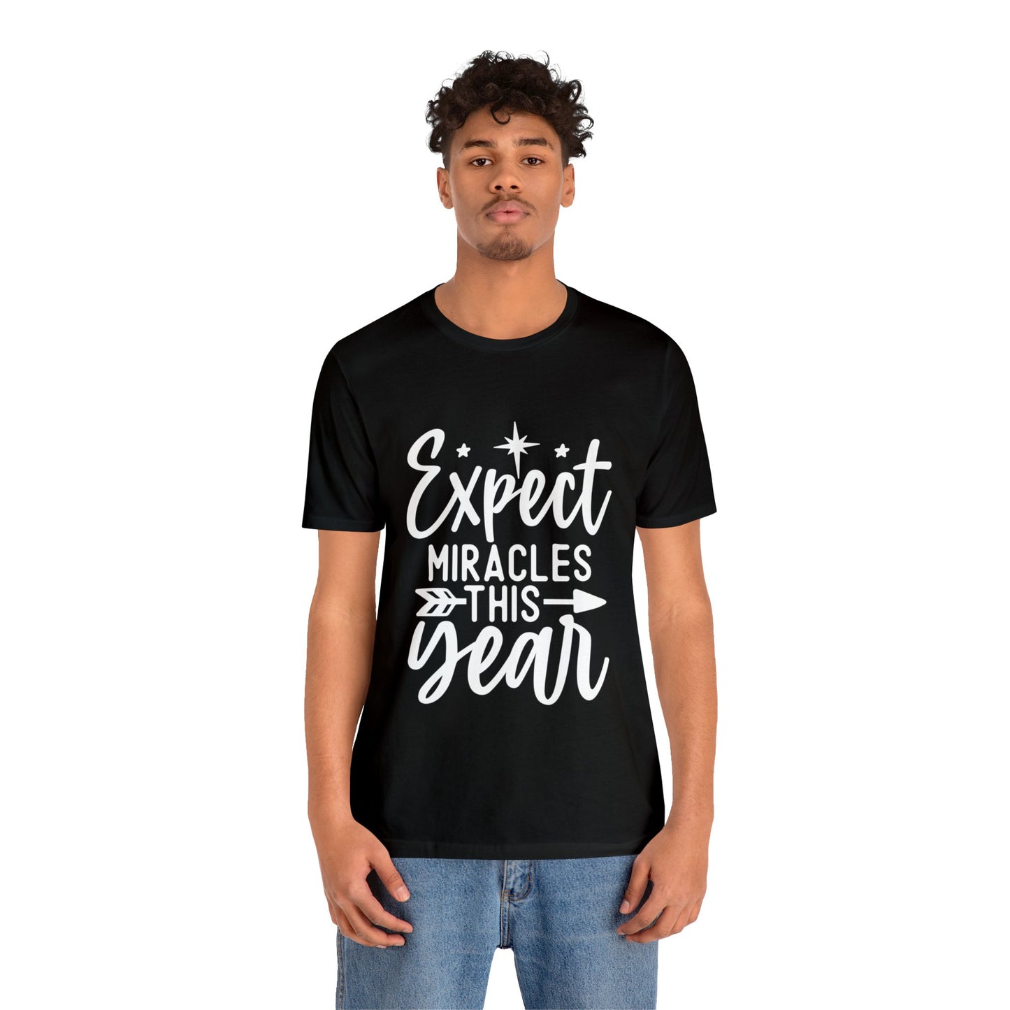 Expect Miracles Unisex Jersey Short Sleeve Tee