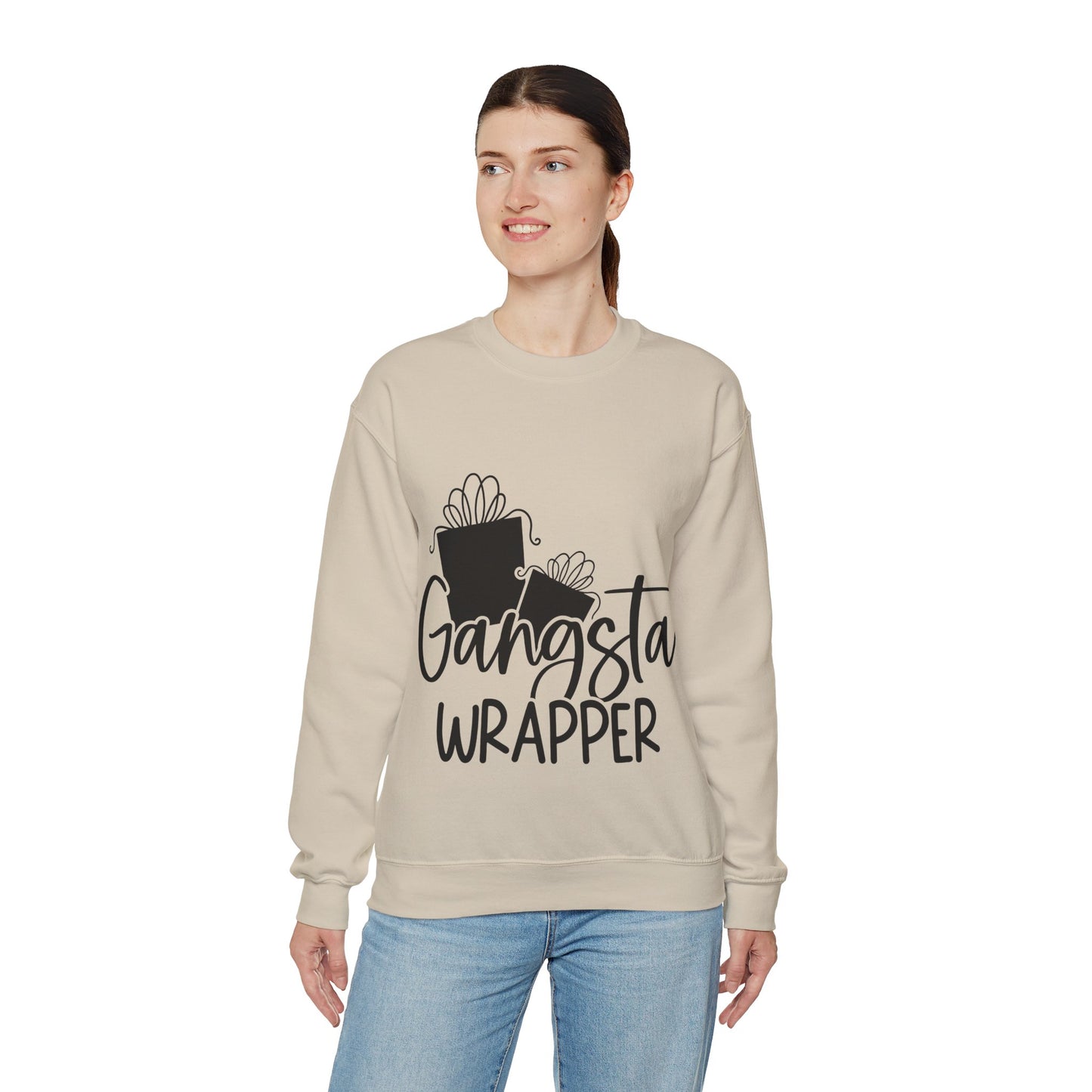 Gangsta Wrapper Unisex Heavy Blend™ Crewneck Sweatshirt