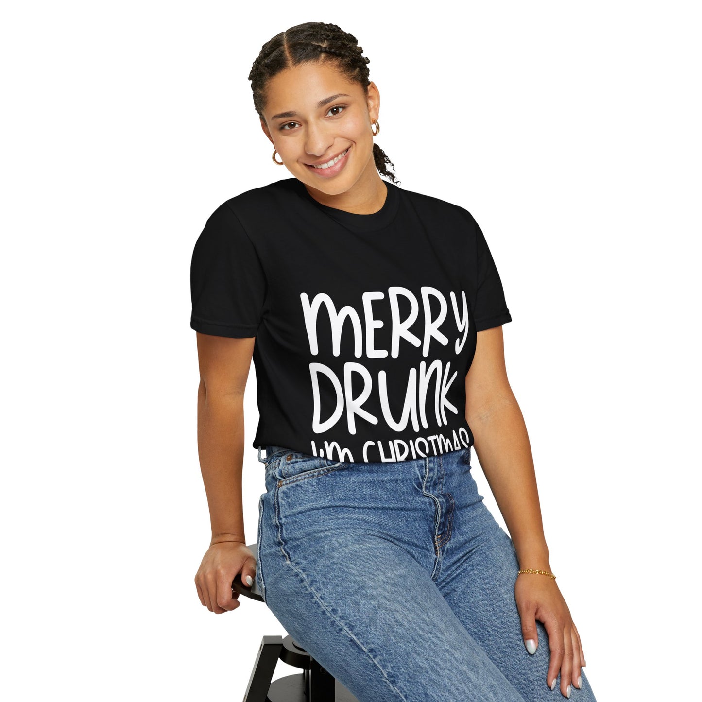 Merry Drunk Unisex Garment-Dyed T-shirt